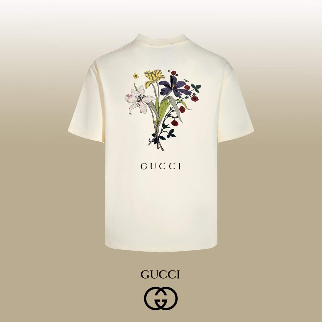 Gucci 24SS Chateau Marmont Hollywood Print T-Shirt, Double-Stitched Cotton 2 i1749687412 1803 1