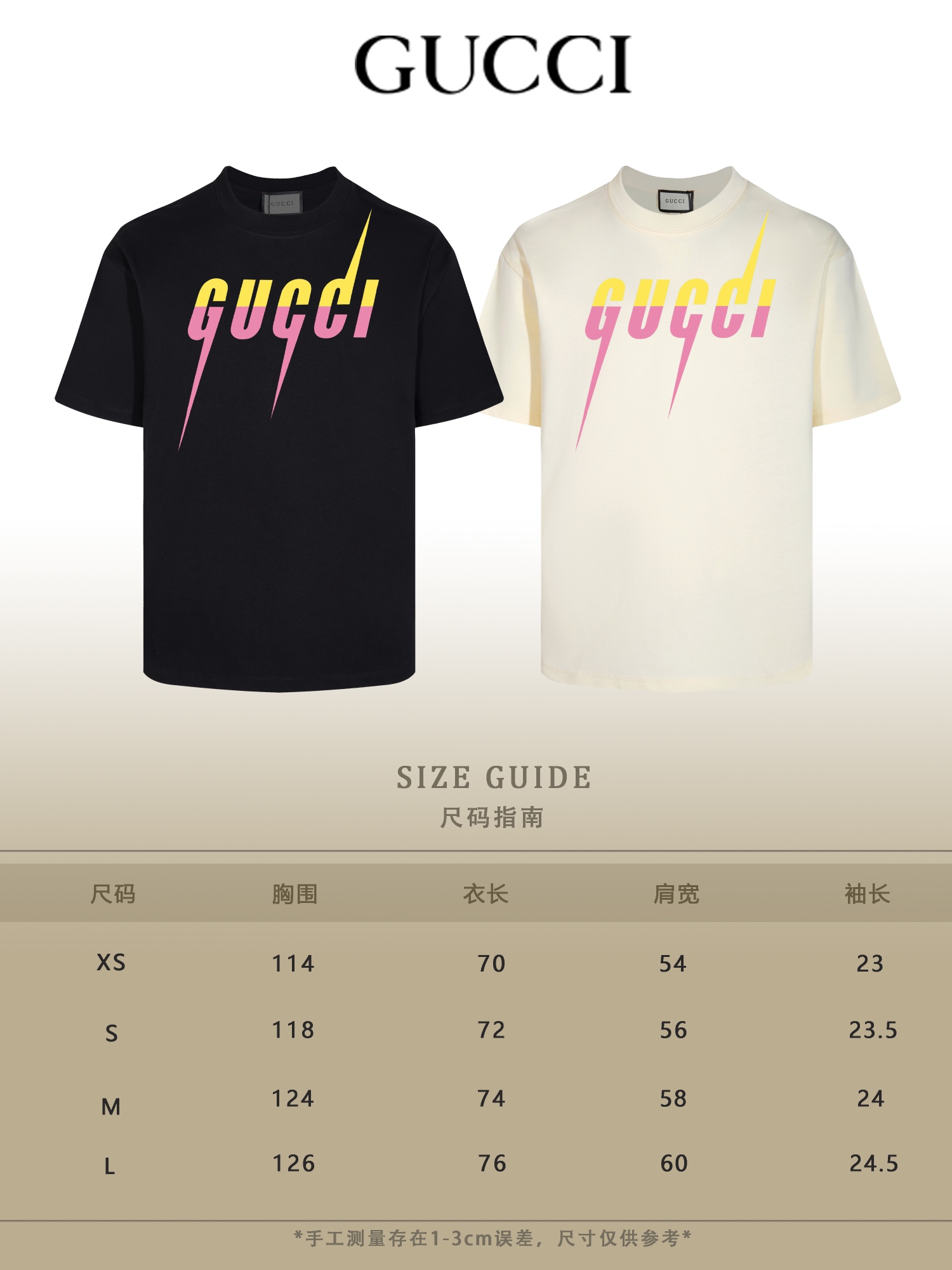 Gucci 24SS Classic T-Shirt Short Sleeve, High-Quality Fabric, Comfortable Fit 9 i1749687878 7108 2