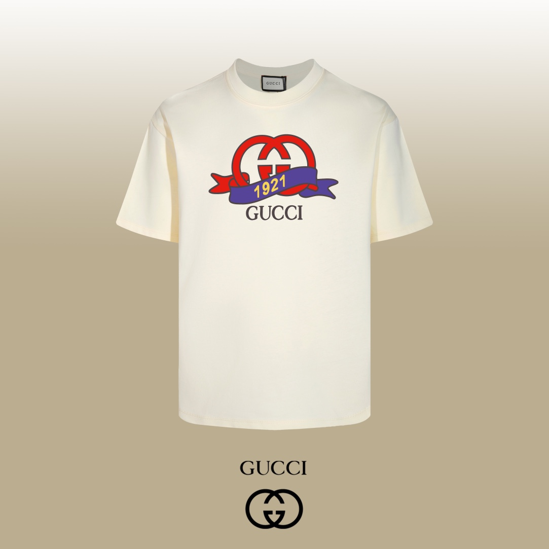 Gucci 24SS Classic T-Shirt, High-Quality Cotton, Durable, Round Neck, Unisex Fit 2 i1749687973 6690 6