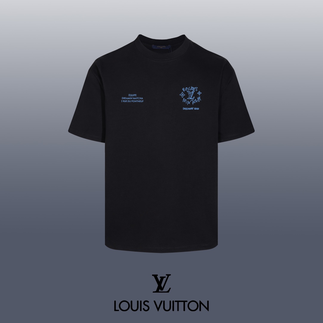 Louis Vuitton 24SS Classic Short Sleeve T-Shirt High-Quality Cotton Top 1 i1752709901 9118 8