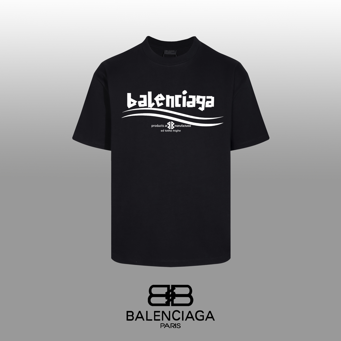 P70 "Top calidad OEM" "BALENCIAGA Balenciaga" Camiseta clásica 26SS manga corta. No hay necesidad de la llamada redacci…