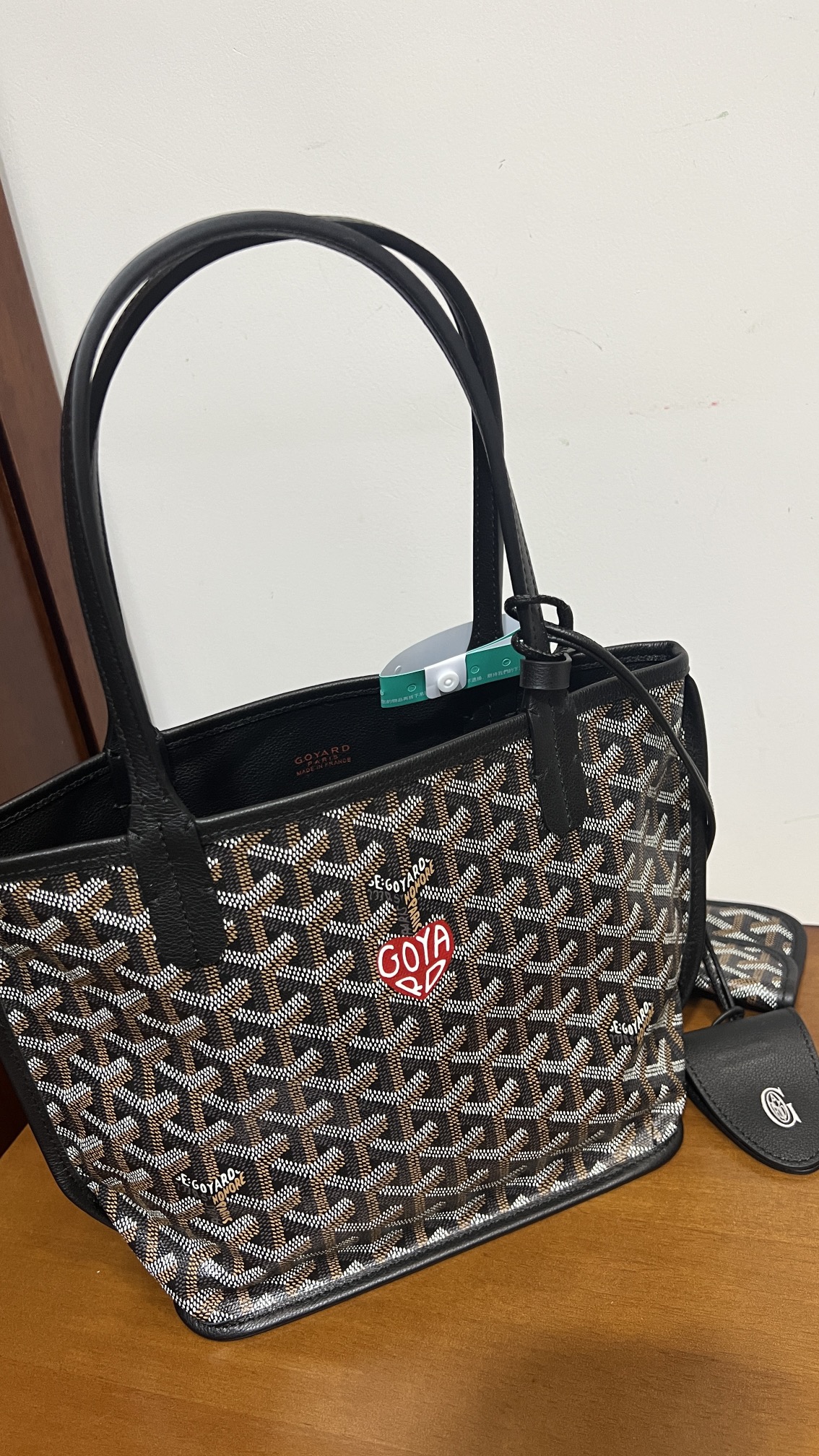 Goyard goyard狗牙迷你双面tote 好卖的mini tote十爱心彩绘很难拒绝这么可爱的限定款~当然要做正确版