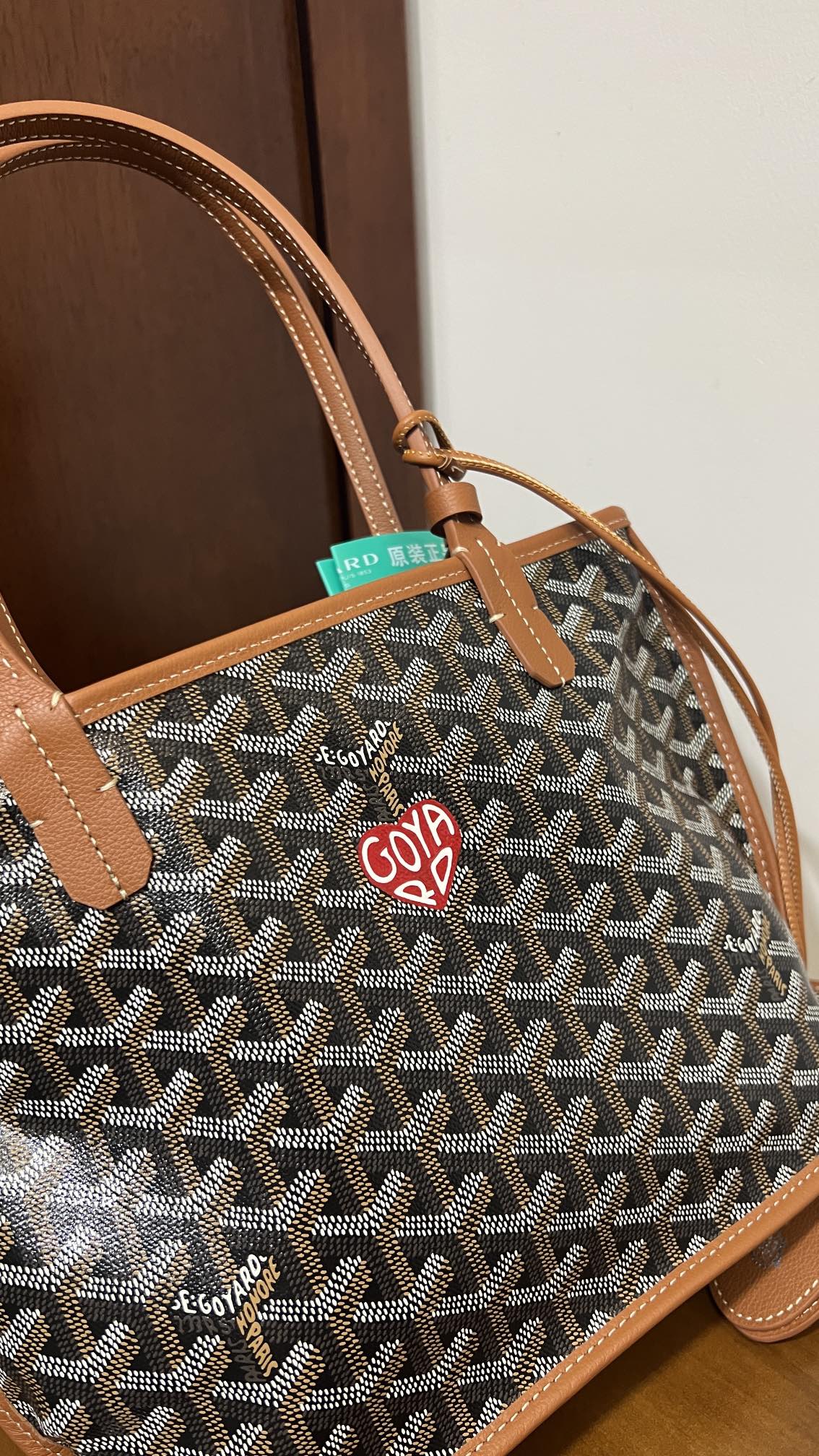 Goyard goyard狗牙迷你双面tote 好卖的mini tote十爱心彩绘很难拒绝这么可爱的限定款~当然要做正确版