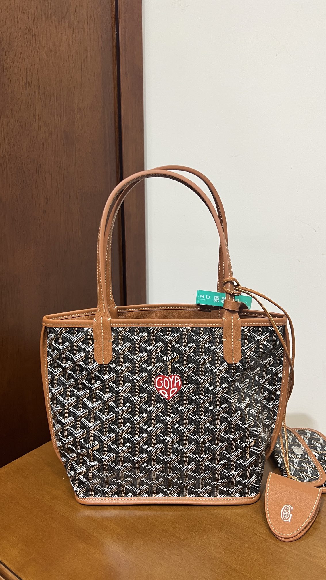 Goyard goyard狗牙迷你双面tote 好卖的mini tote十爱心彩绘很难拒绝这么可爱的限定款~当然要做正确版