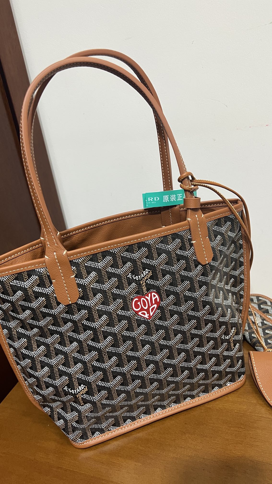 Goyard goyard狗牙迷你双面tote 好卖的mini tote十爱心彩绘很难拒绝这么可爱的限定款~当然要做正确版