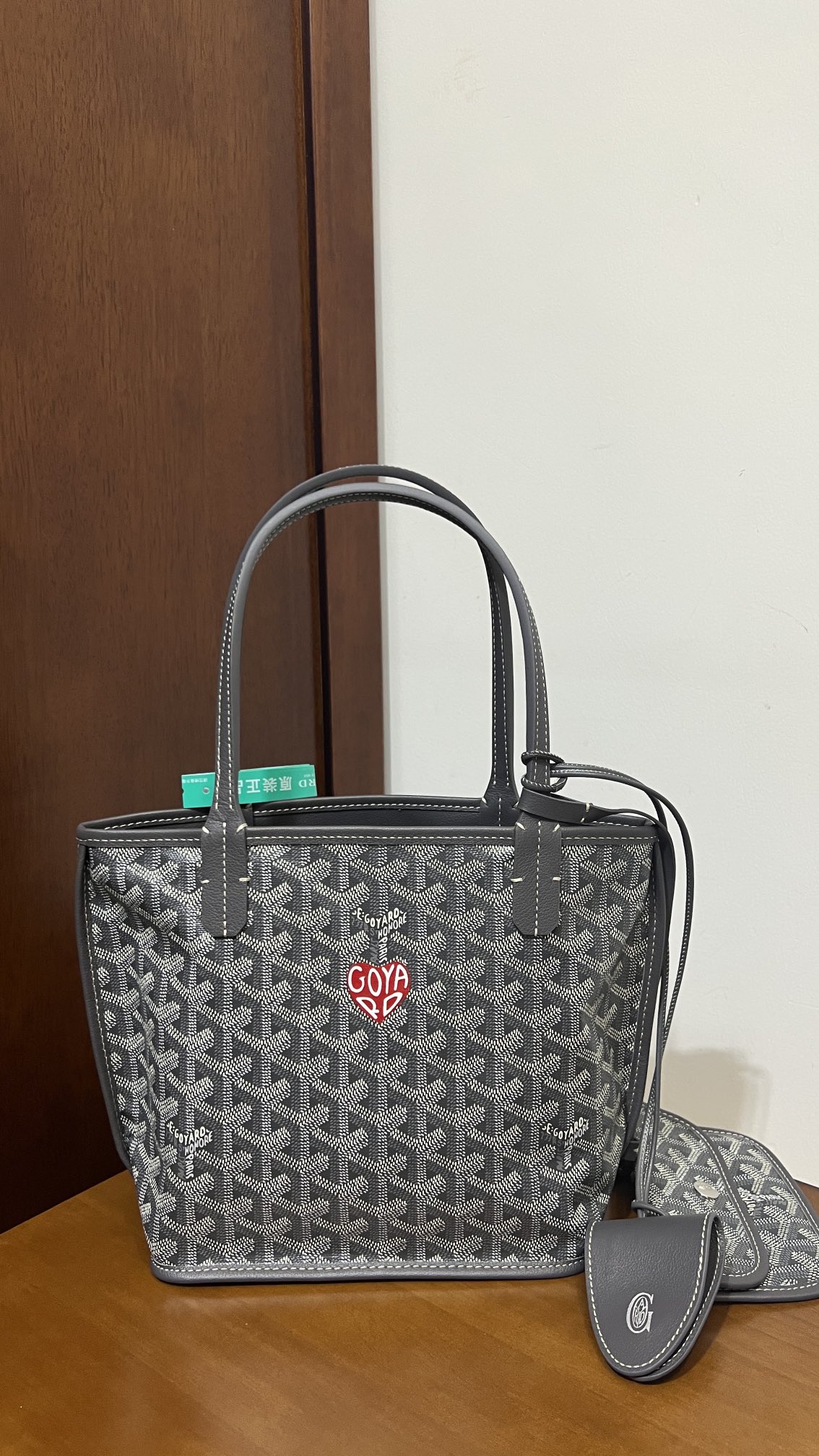Goyard goyard狗牙迷你双面tote 好卖的mini tote十爱心彩绘很难拒绝这么可爱的限定款~当然要做正确版