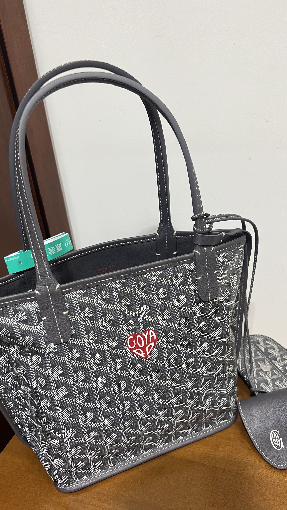 Goyard goyard狗牙迷你双面tote 好卖的mini tote十爱心彩绘很难拒绝这么可爱的限定款~当然要做正确版