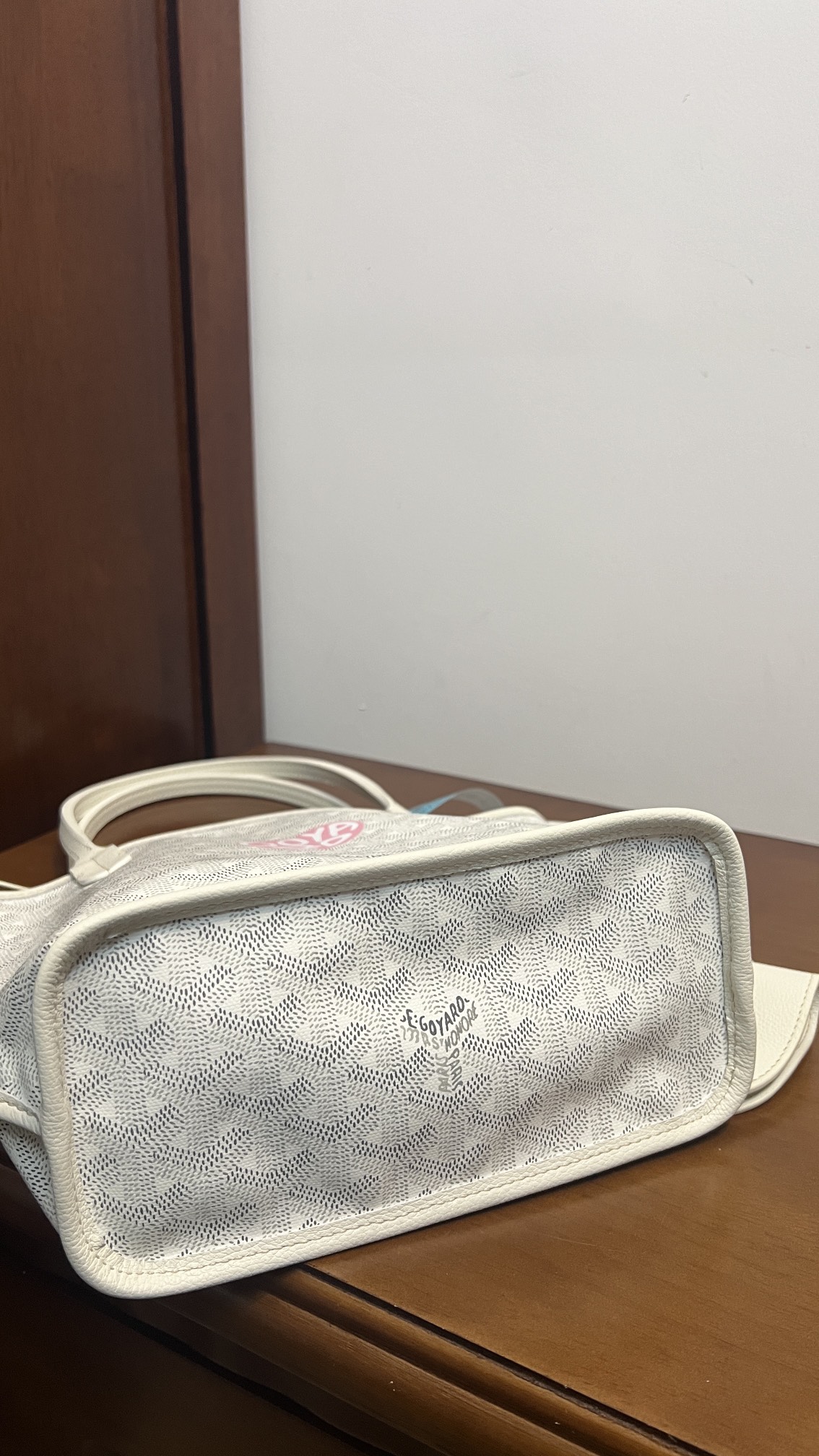 Goyard goyard狗牙迷你双面tote 好卖的mini tote十爱心彩绘很难拒绝这么可爱的限定款~当然要做正确版