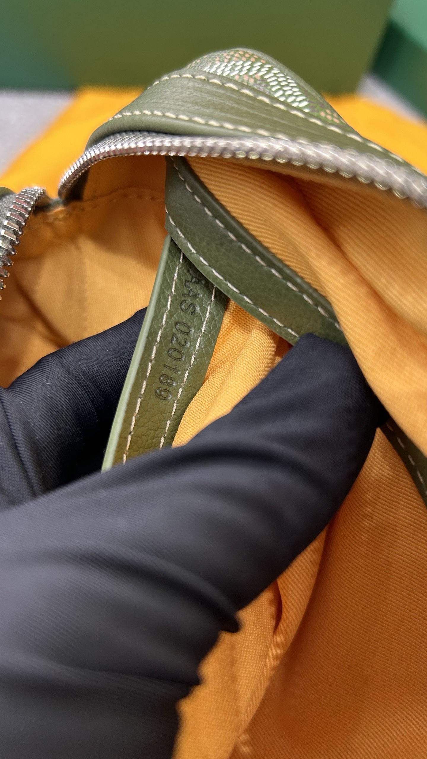 Goyard CaVert Camera Bag - Limited Edition Khaki Green Goyardine Canvas 11 i1746758052715 7600 0 9