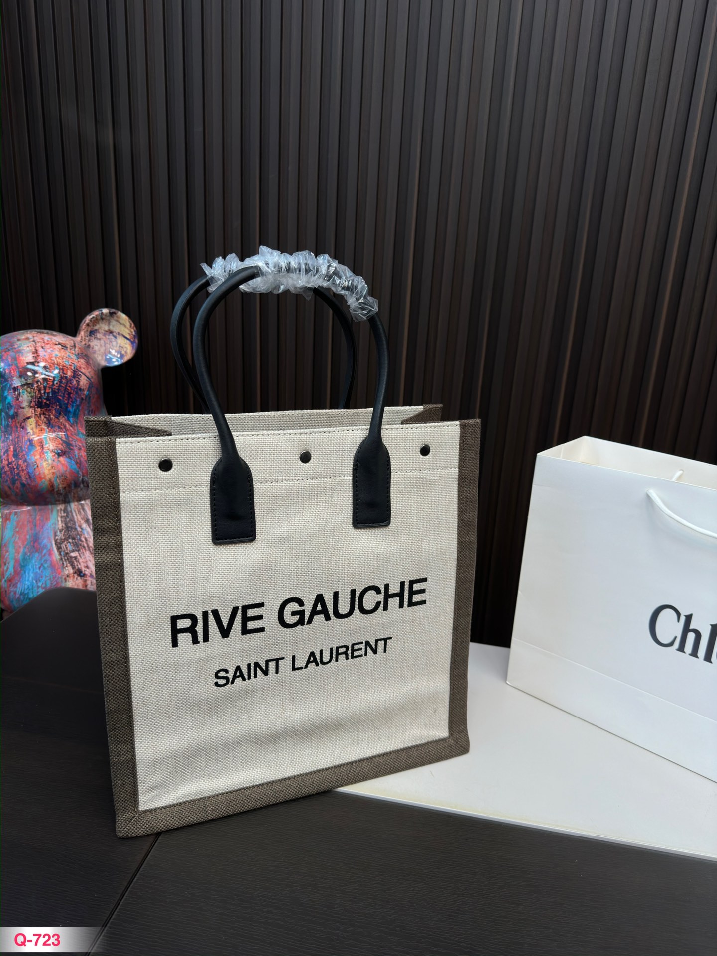 Yves Saint Laurent Handbags Tote Bags Unisex Canvas