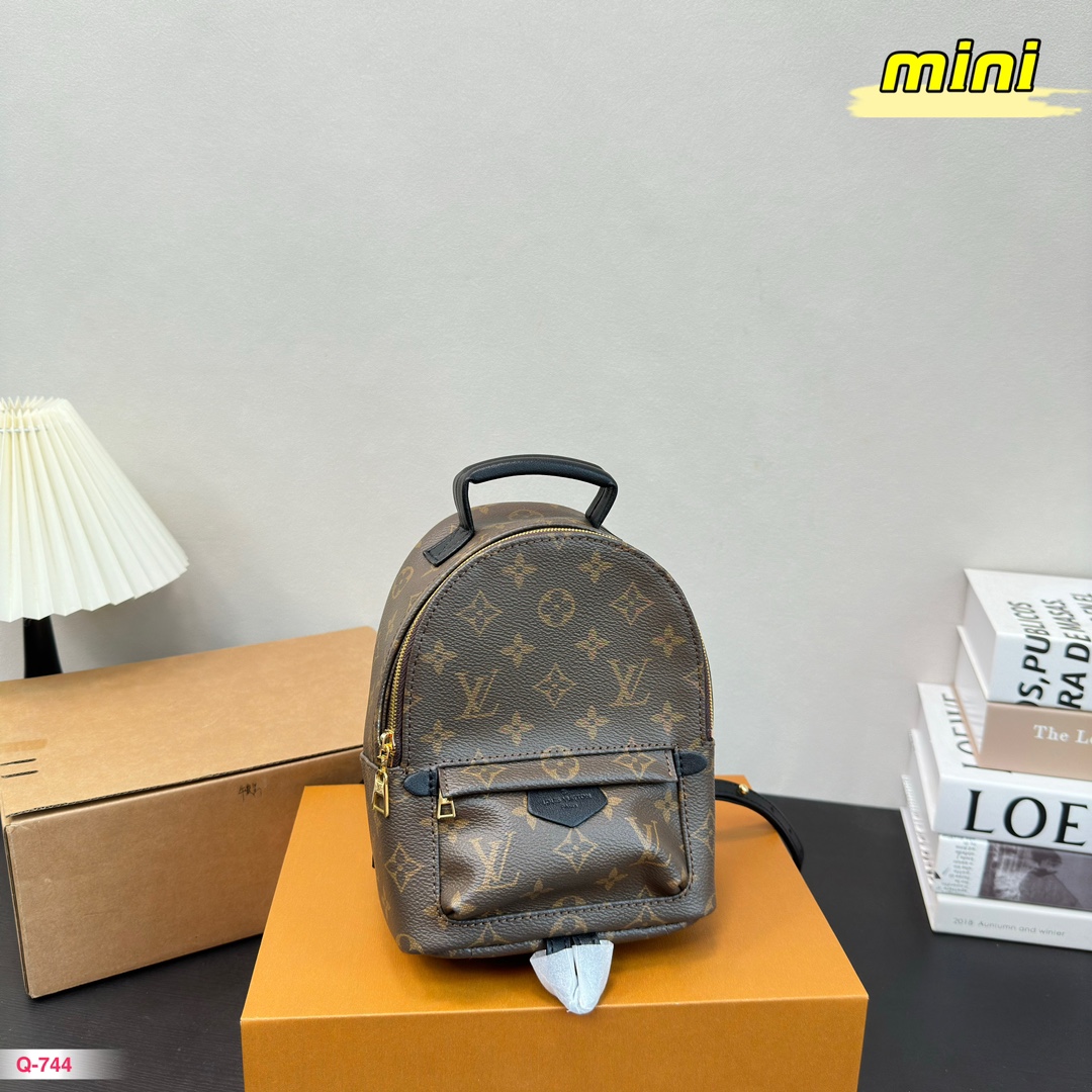 Louis Vuitton Luxus
 Taschen Rucksack Alle Stahl Rindsleder Mini