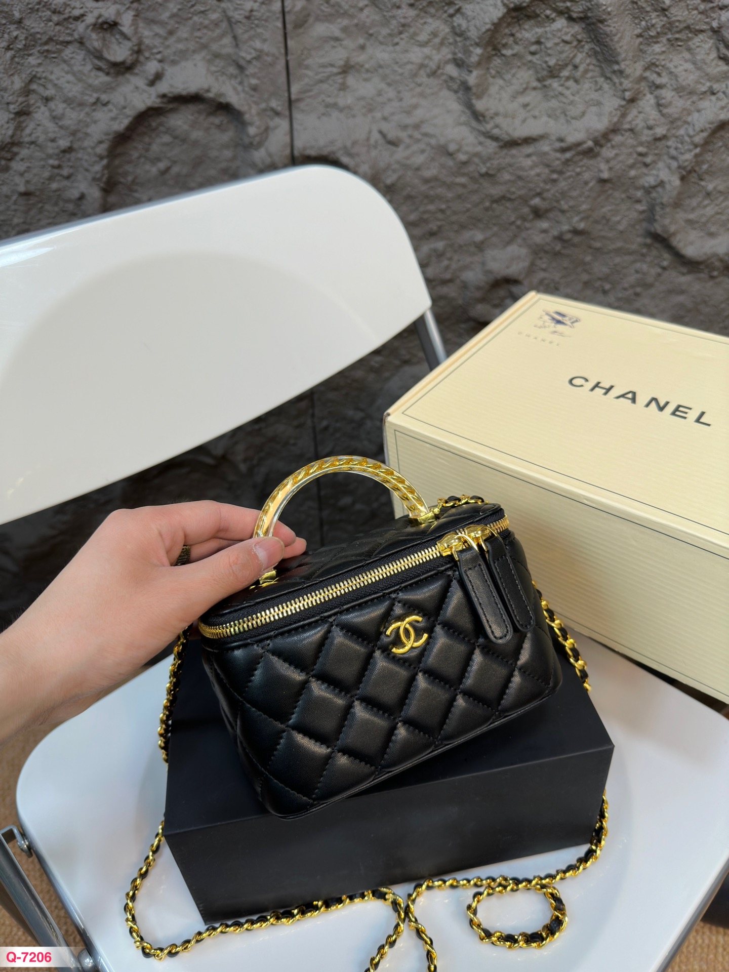 Knockoff
 Chanel Cosmetic Bags High Quality Perfect
 Fashion