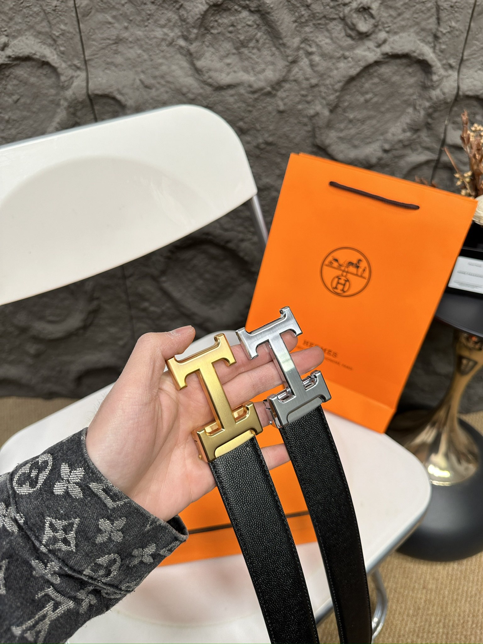 爱马仕 Hermès 奢华工坊高定皮带腰带配饰 #80B19CB7 3