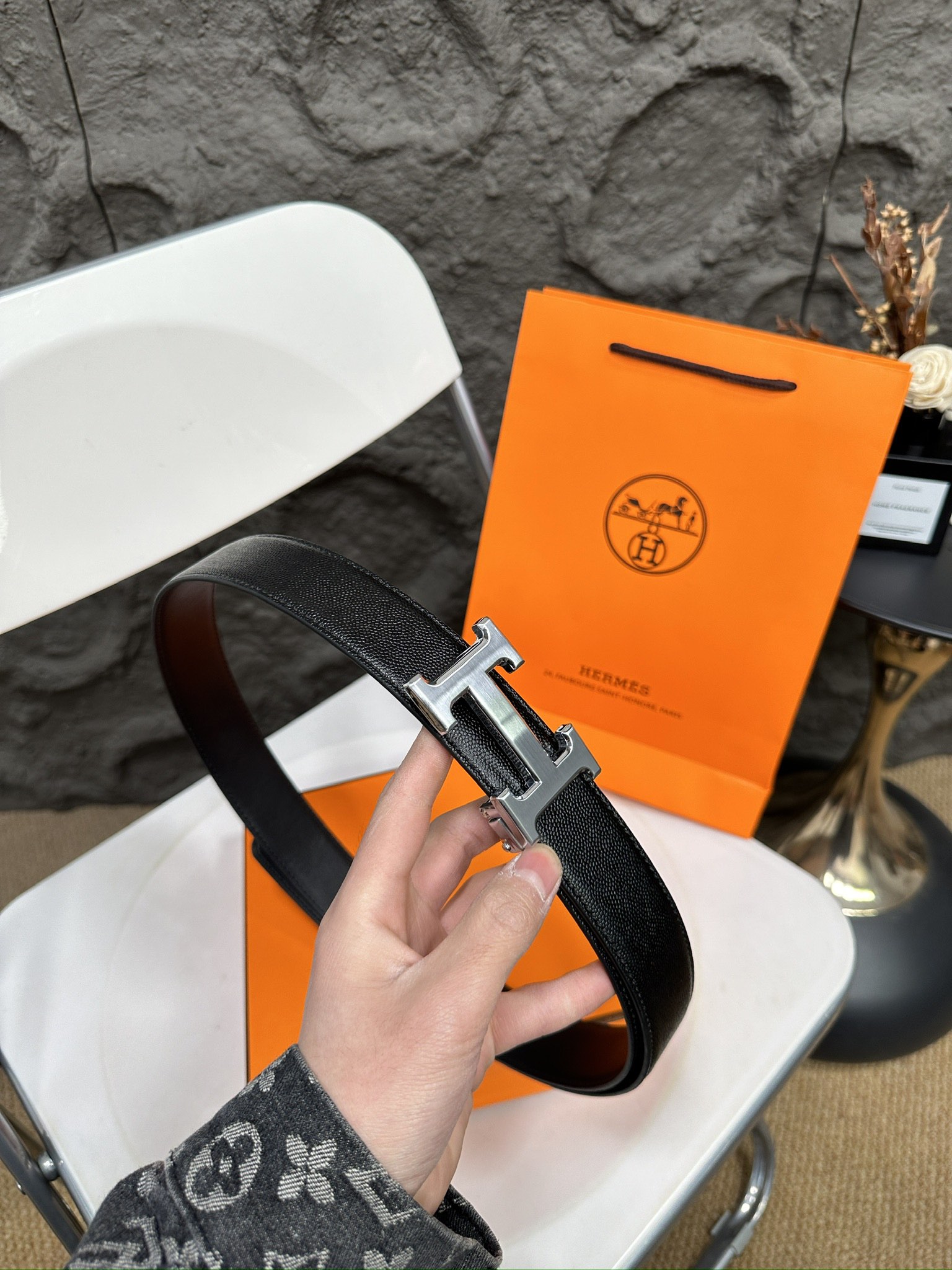 爱马仕 Hermès 奢华工坊高定皮带腰带配饰 #80B19CB7 8