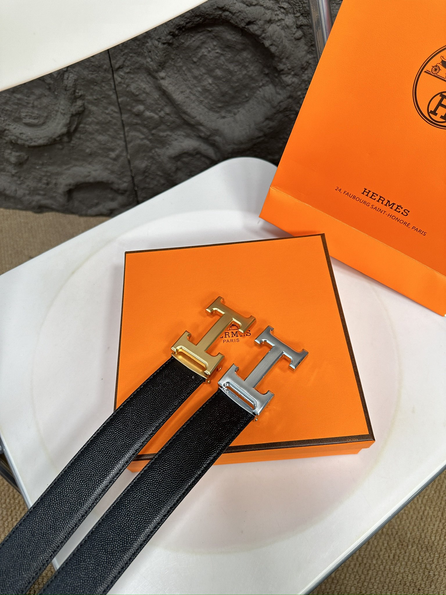 爱马仕 Hermès 奢华工坊高定皮带腰带配饰 #80B19CB7 2
