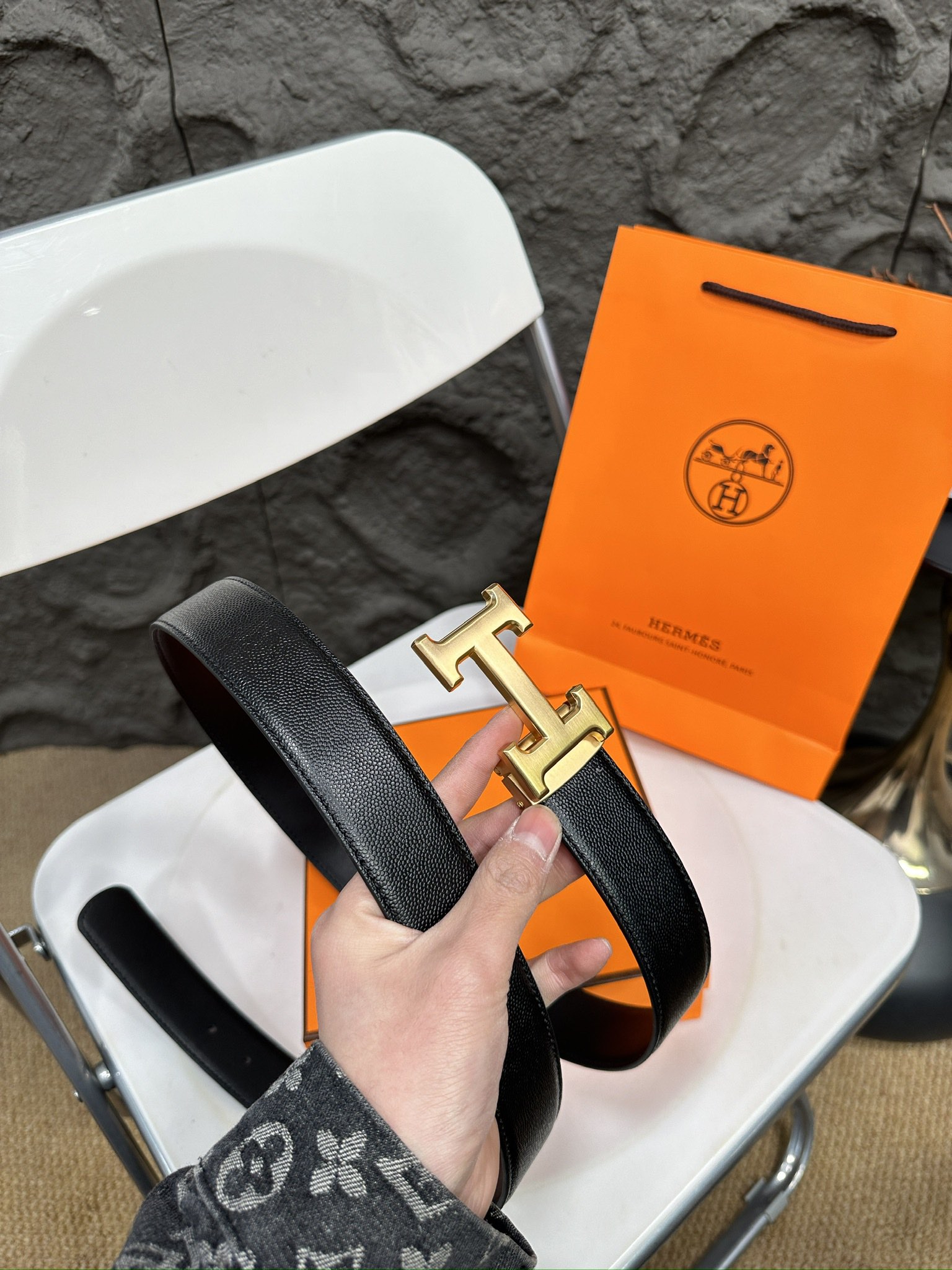爱马仕 Hermès 奢华工坊高定皮带腰带配饰 #80B19CB7 4