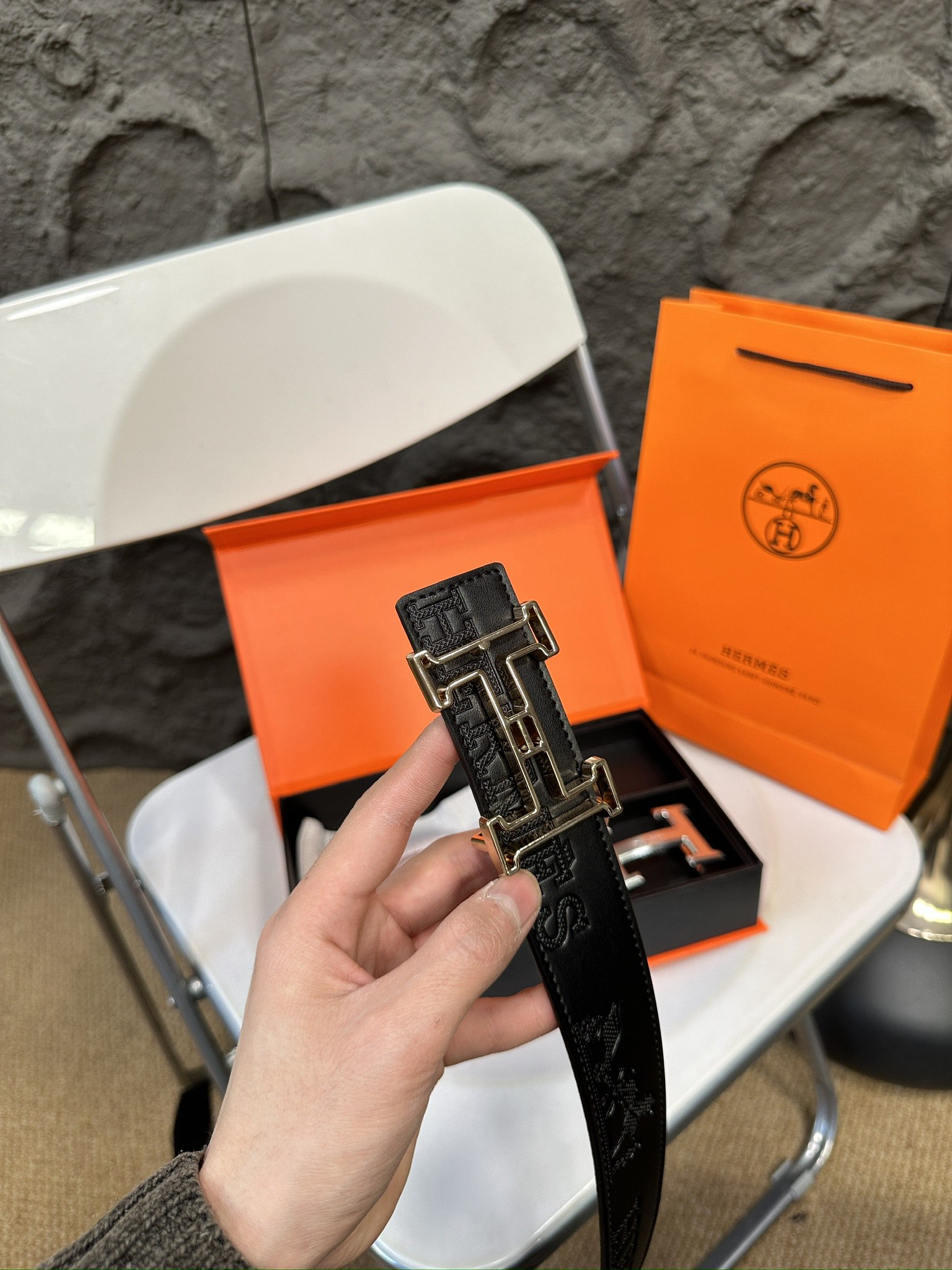 爱马仕 Hermès 奢华工坊高定皮带腰带配饰 #1CC314CC 6