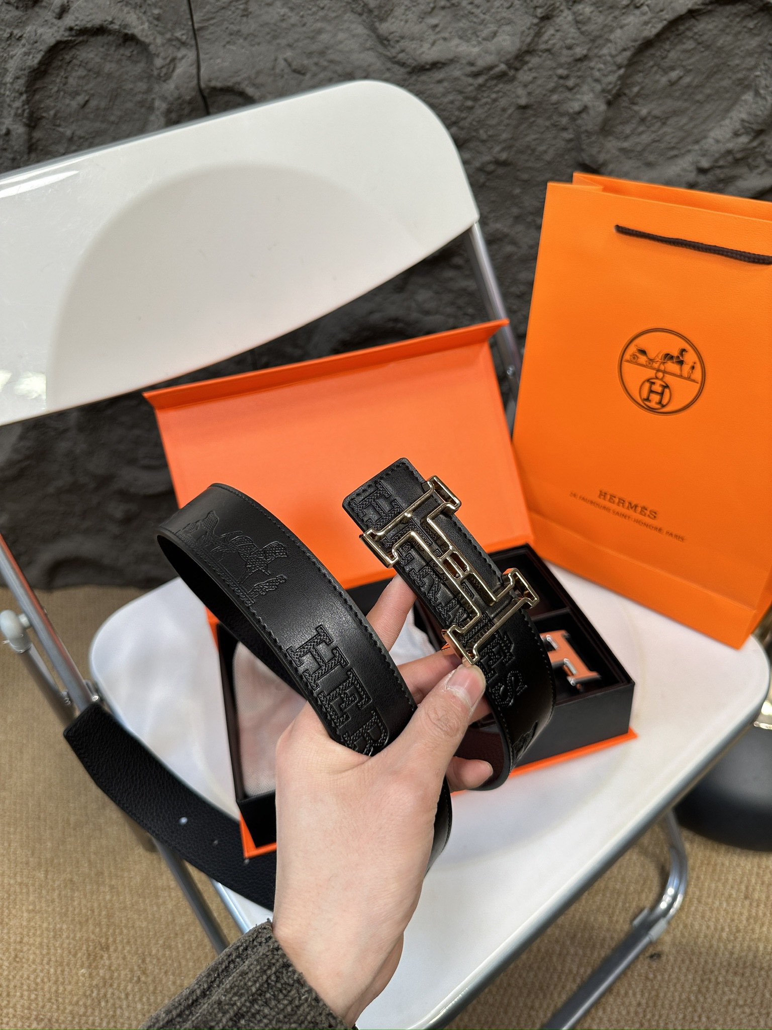 爱马仕 Hermès 奢华工坊高定皮带腰带配饰 #1CC314CC 4