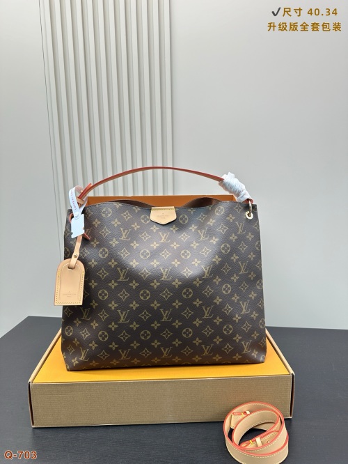 Louis Vuitton Graceful MM Tote Bag Monogram Canvas Shoulder Bag 1 Louis Vuitton Graceful MM Tote Bag Monogram Canvas Shoulder Bag