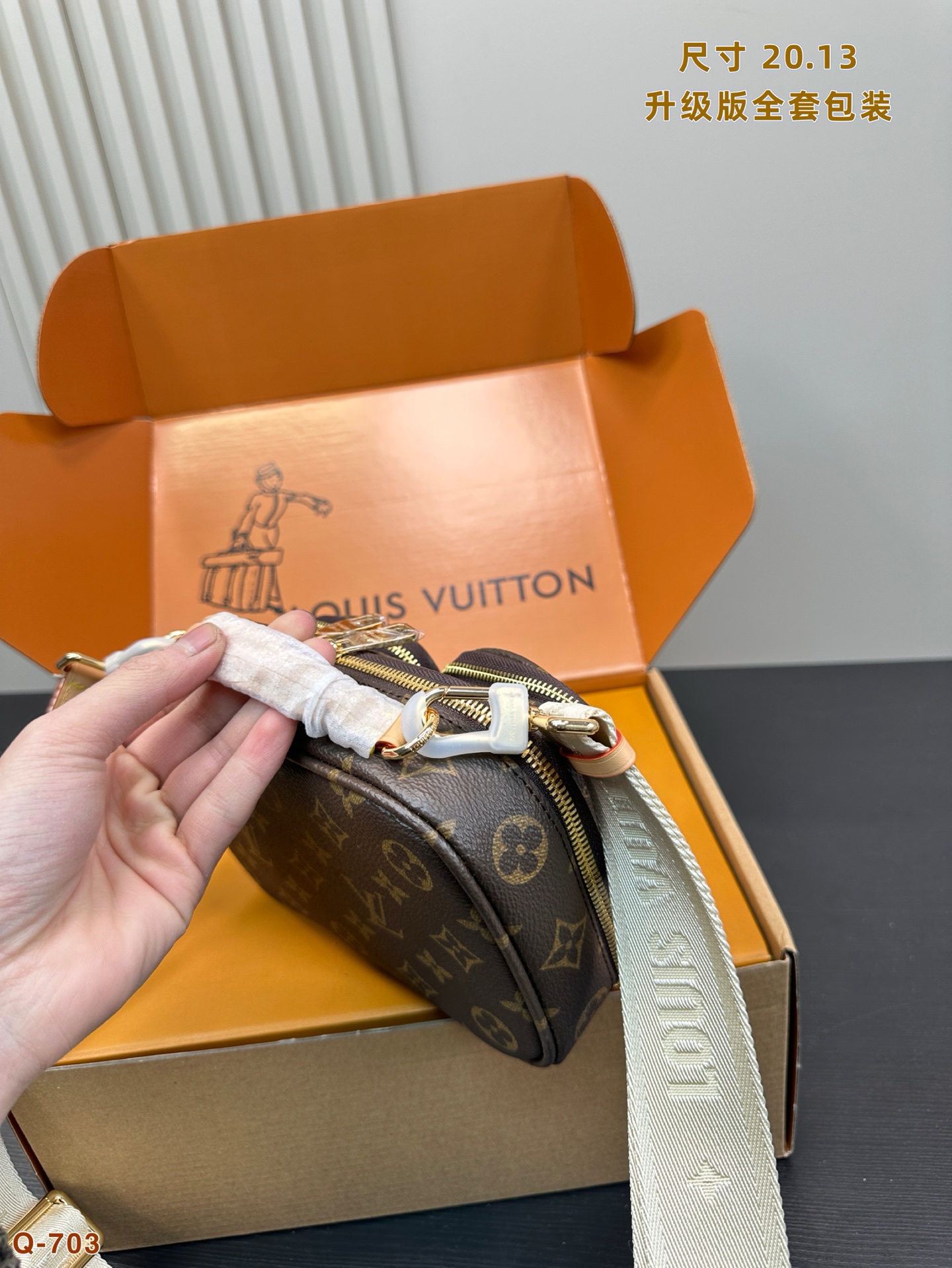 Louis Vuitton Crossbody Camera Bag with Detachable Pouch - Stylish and Trendy 6 i1740916326682 405 0 4