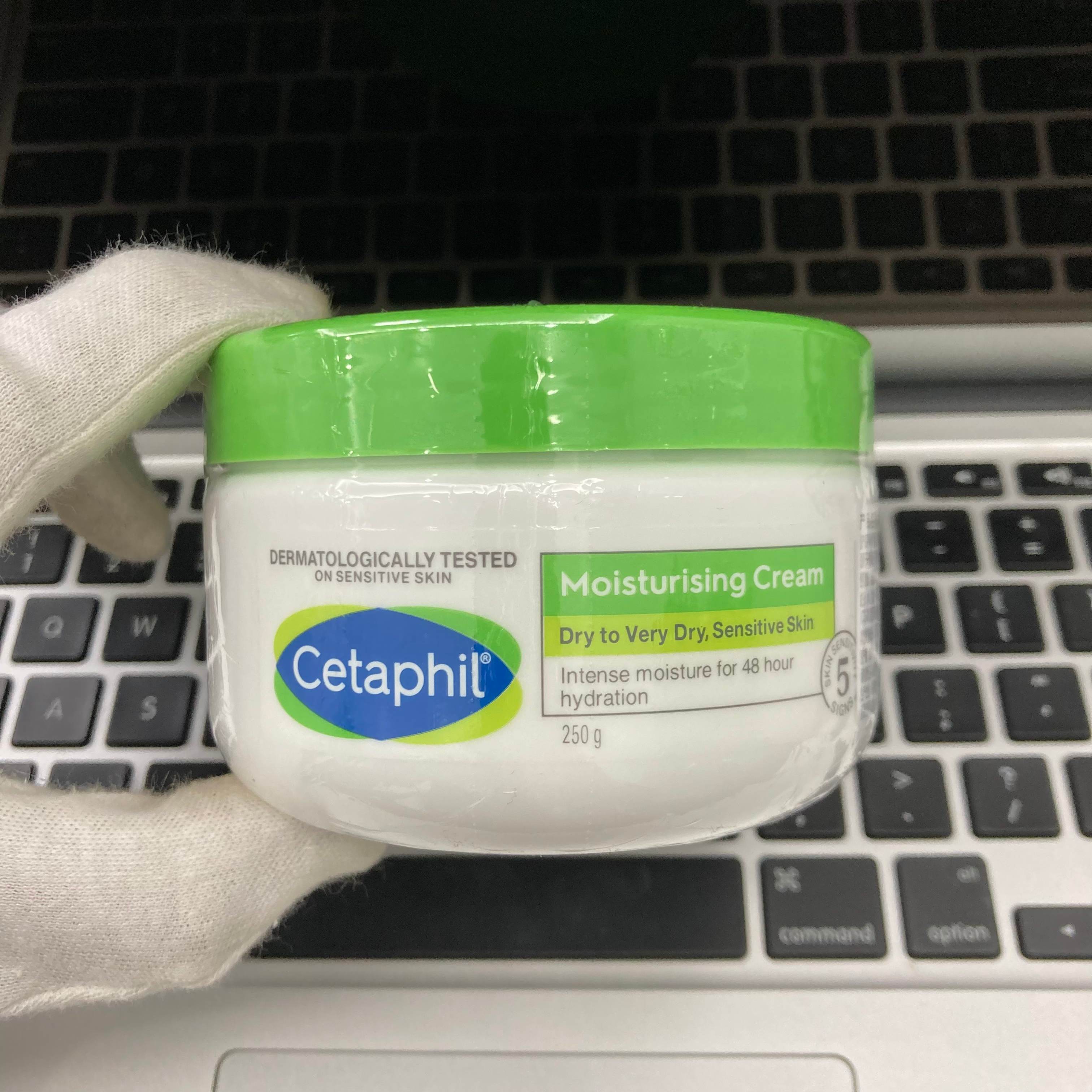 ¡Crema corporal de gran tarro blanco de Cetaphil 250g!