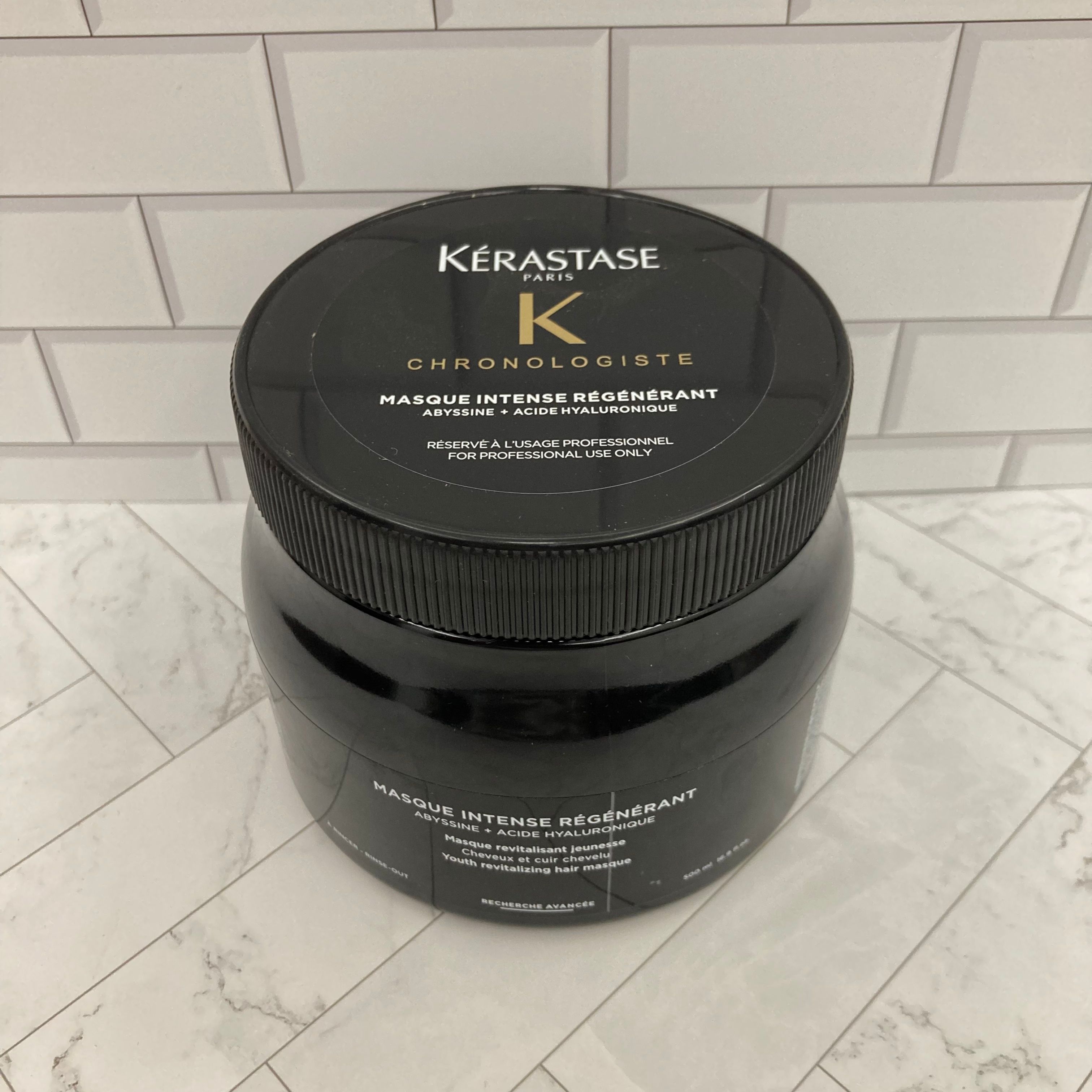25! (Nota en el pedido: Mascarilla Kérastase 500ml + color) Mascarilla Kérastase Edición Mingtong 500ml Negro Rosa 48 p…