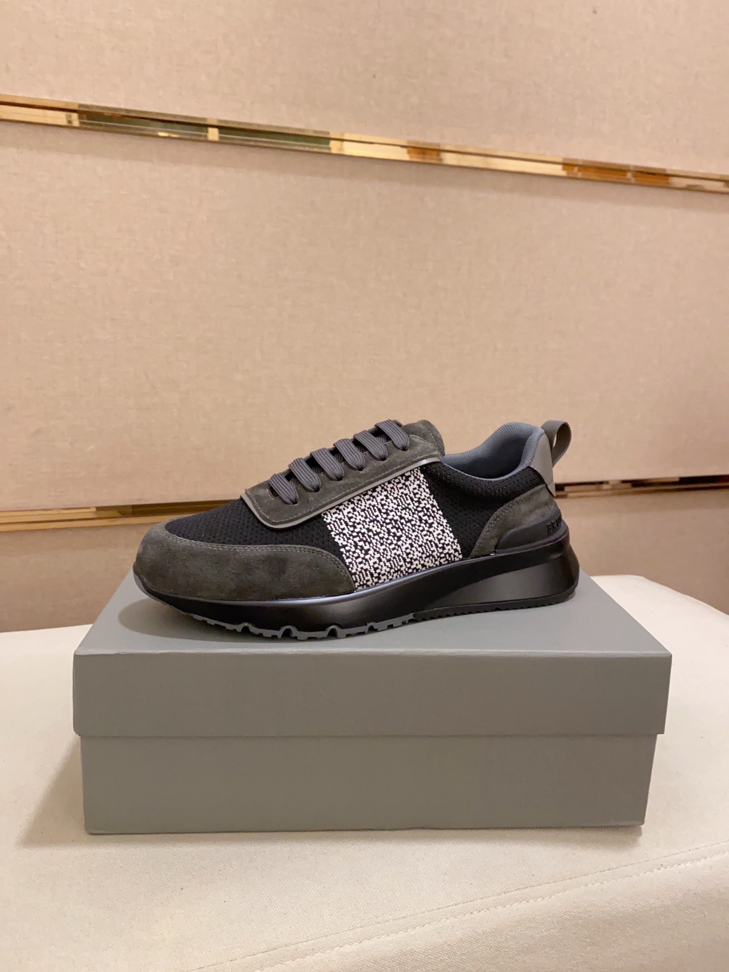 PRECIO DE FÁBRICA (VERSIÓN SUPERIOR) NUEVO BRUNELLO CUCINELLI Nuevos zapatos de los hombres, telas s