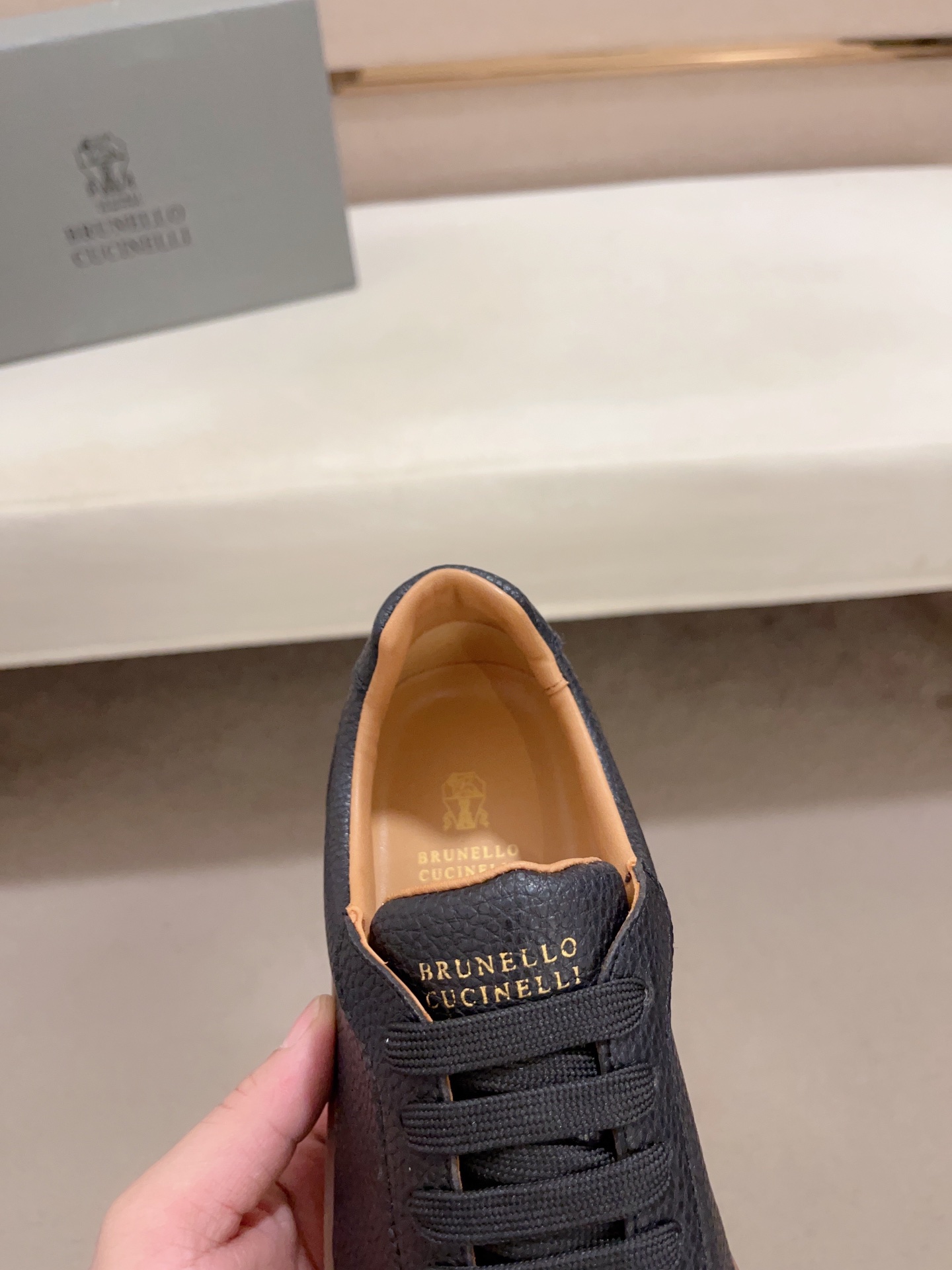 PRECIO DE FÁBRICA (VERSIÓN SUPERIOR) NUEVO BRUNELLO CUCINELLI Nuevos zapatos de los hombres, telas s
