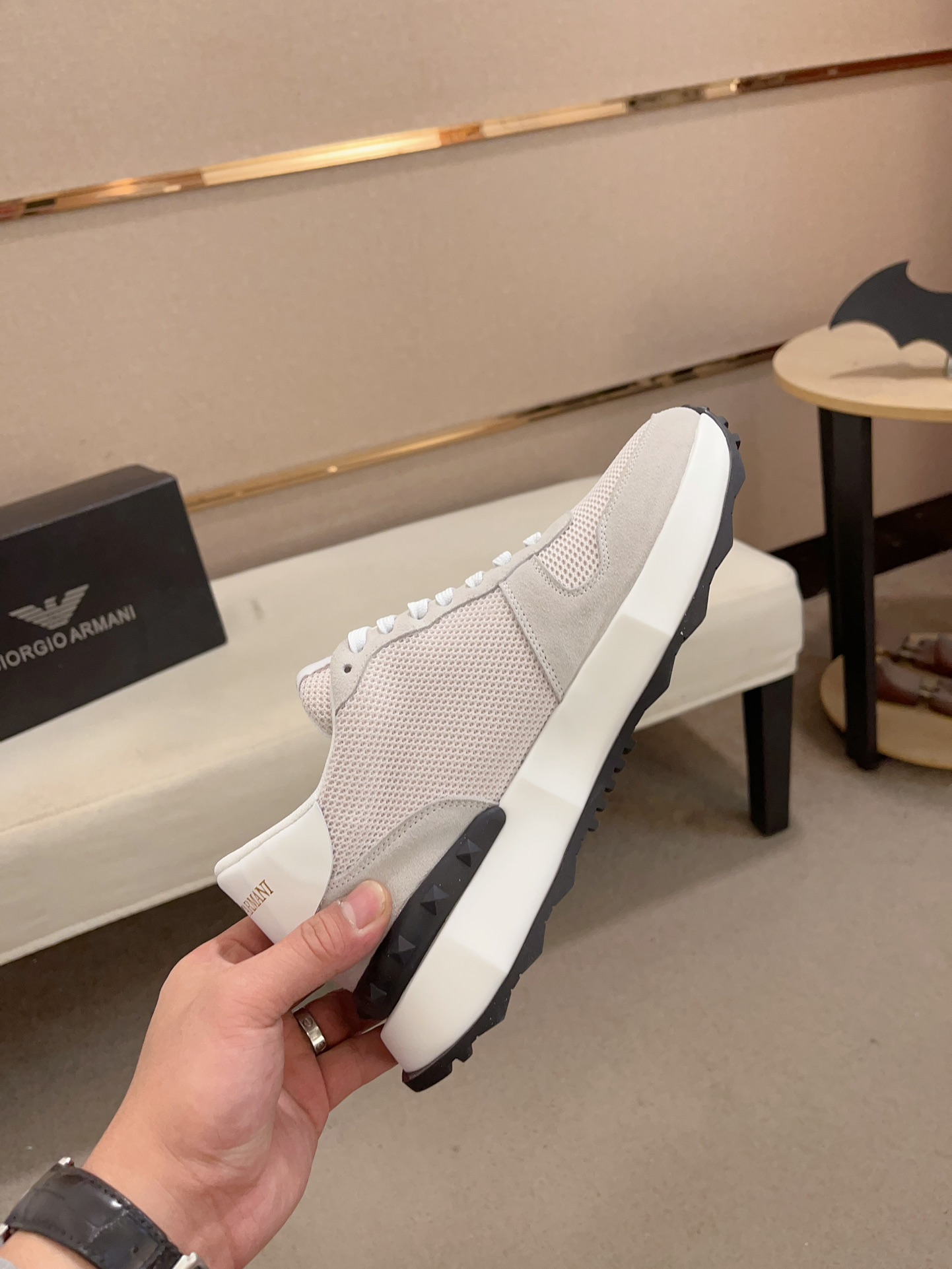 precio de fábrica: Armani ARMANI EXCHANGE sitio web oficial de los últimos modelos AX moda zapatos c