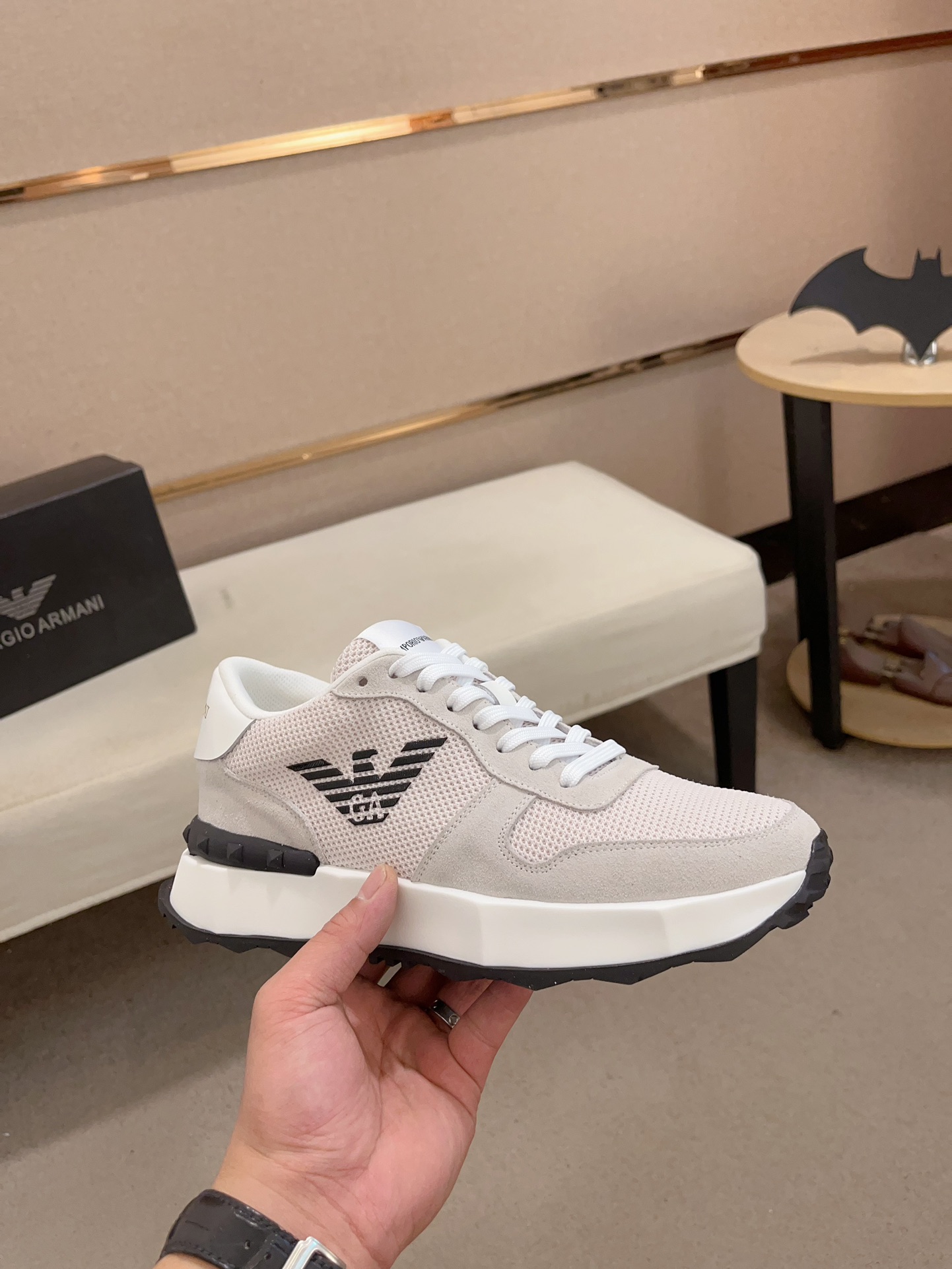 precio de fábrica: Armani ARMANI EXCHANGE sitio web oficial de los últimos modelos AX moda zapatos c