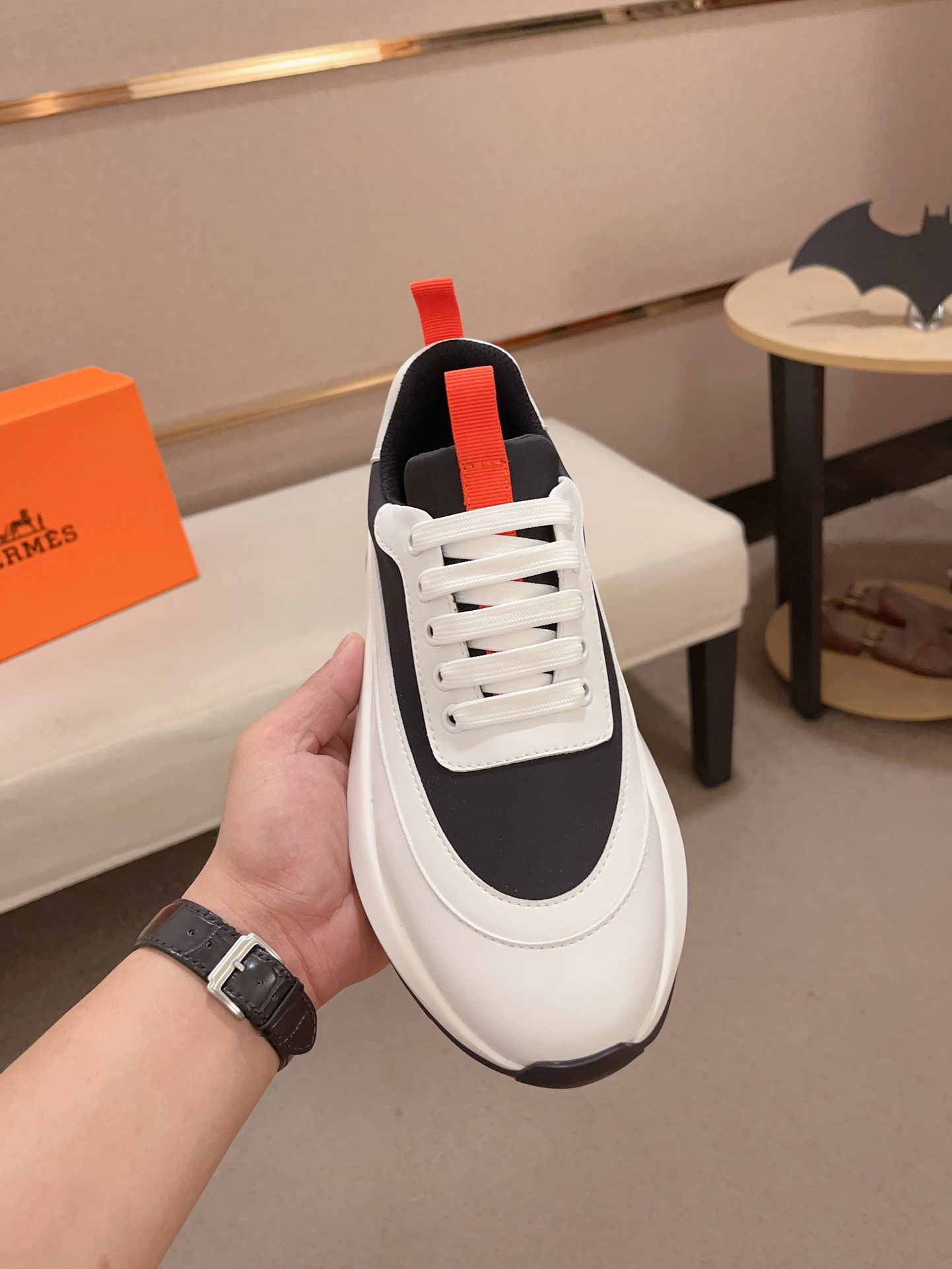 Hermes Men's Classic Sneakers - Italian Leather Upper, Super Comfortable Sole 3 i1711726846 4477 4