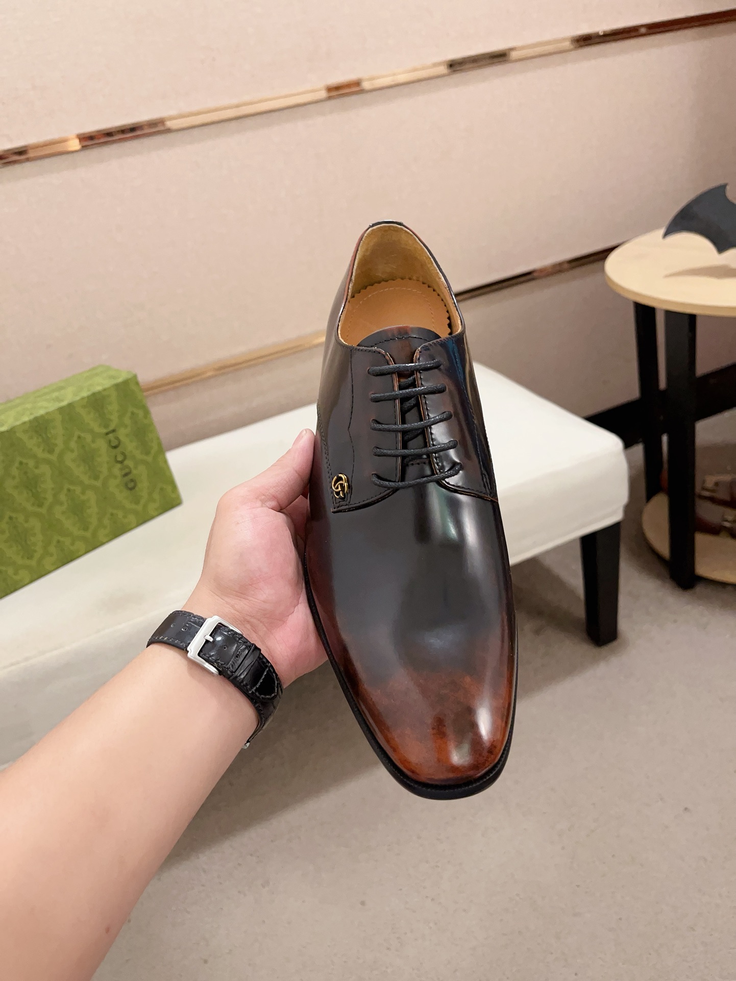 Gucci Style Leather Men's Shoes Lookbook Reference image 2