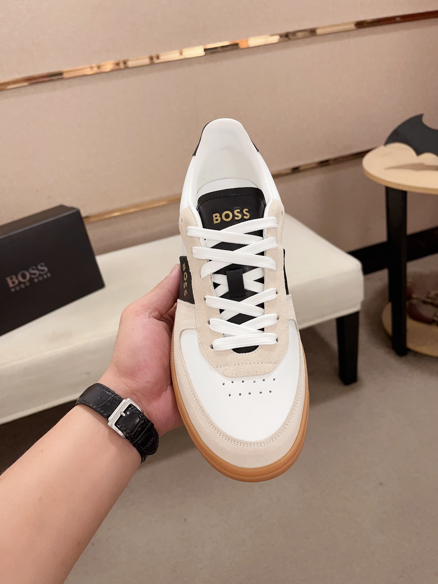 BOSS Men's Casual Sneakers - Italian Leather, Comfortable & Stylish Design 3 i1729566070 5252 6