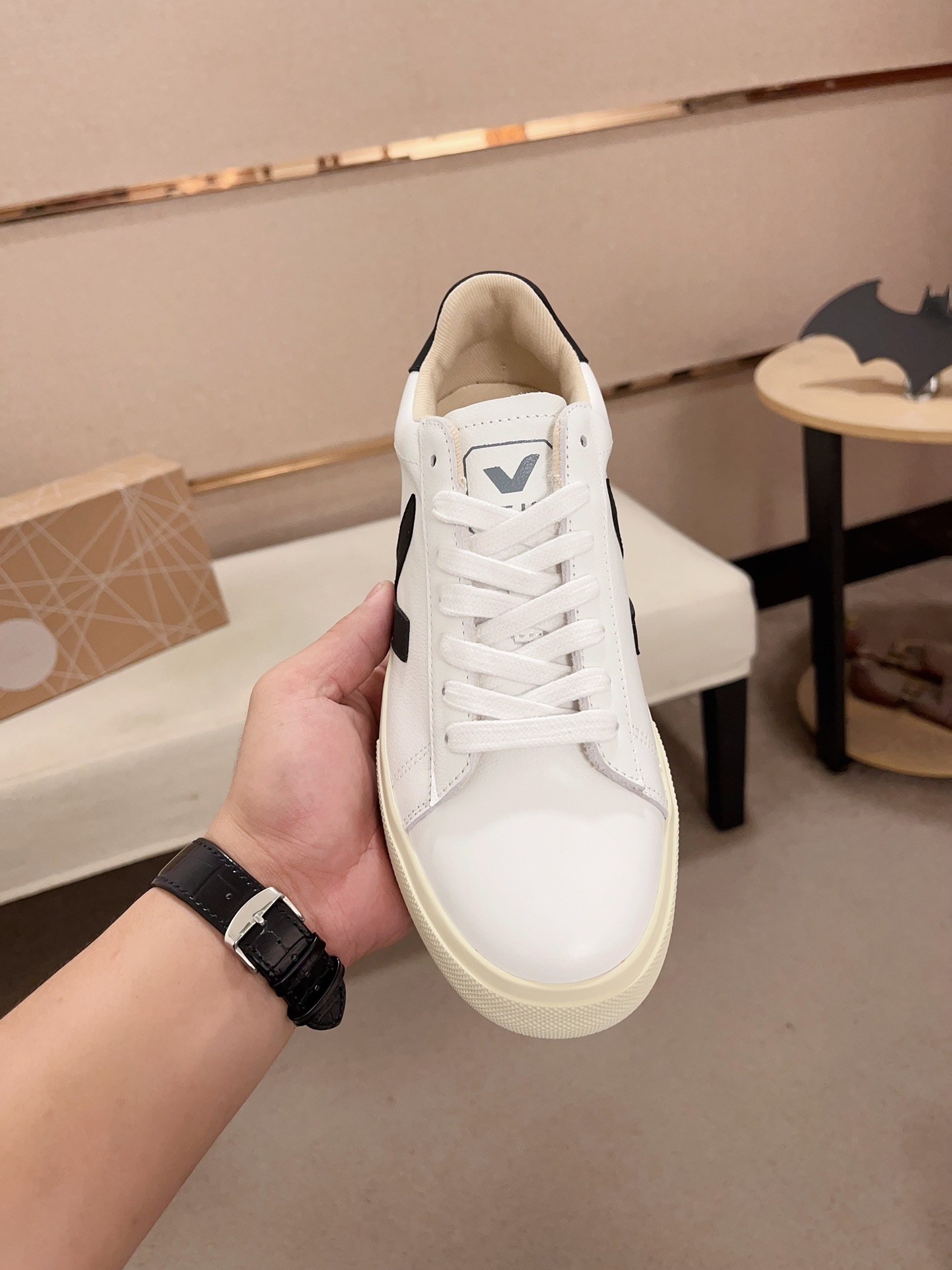 Veja V-10 Leather Sneakers - Stylish Unisex Casual Shoes, Multiple Colors 3 i1730172407 5961 1