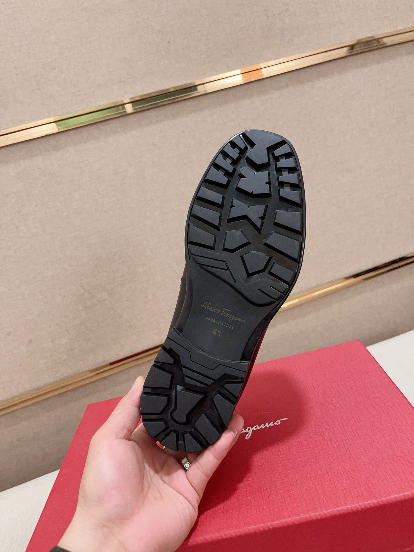 Ferragamo Men's Black Suede Loafers with Metal Ornament, Sizes 38-44 10 i1730777204 9415 1