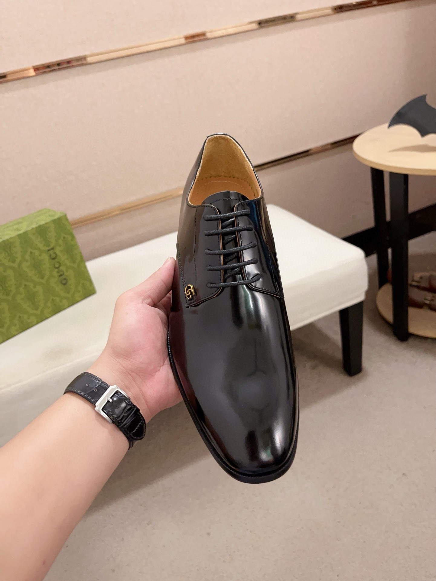 Gucci Style Leather Men's Shoes Lookbook Reference image 2
