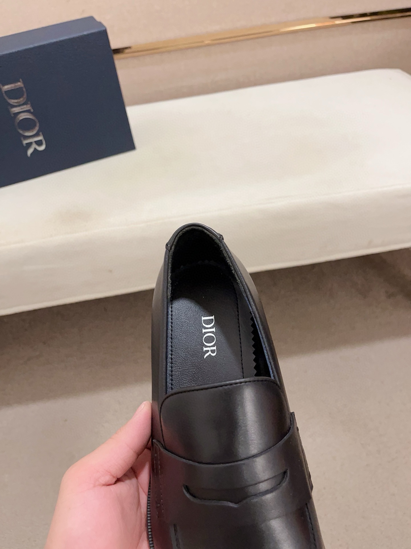 Dior Men's Black Leather Loafers, Sizes 38-44 EU 7 i1730777992 1747 0