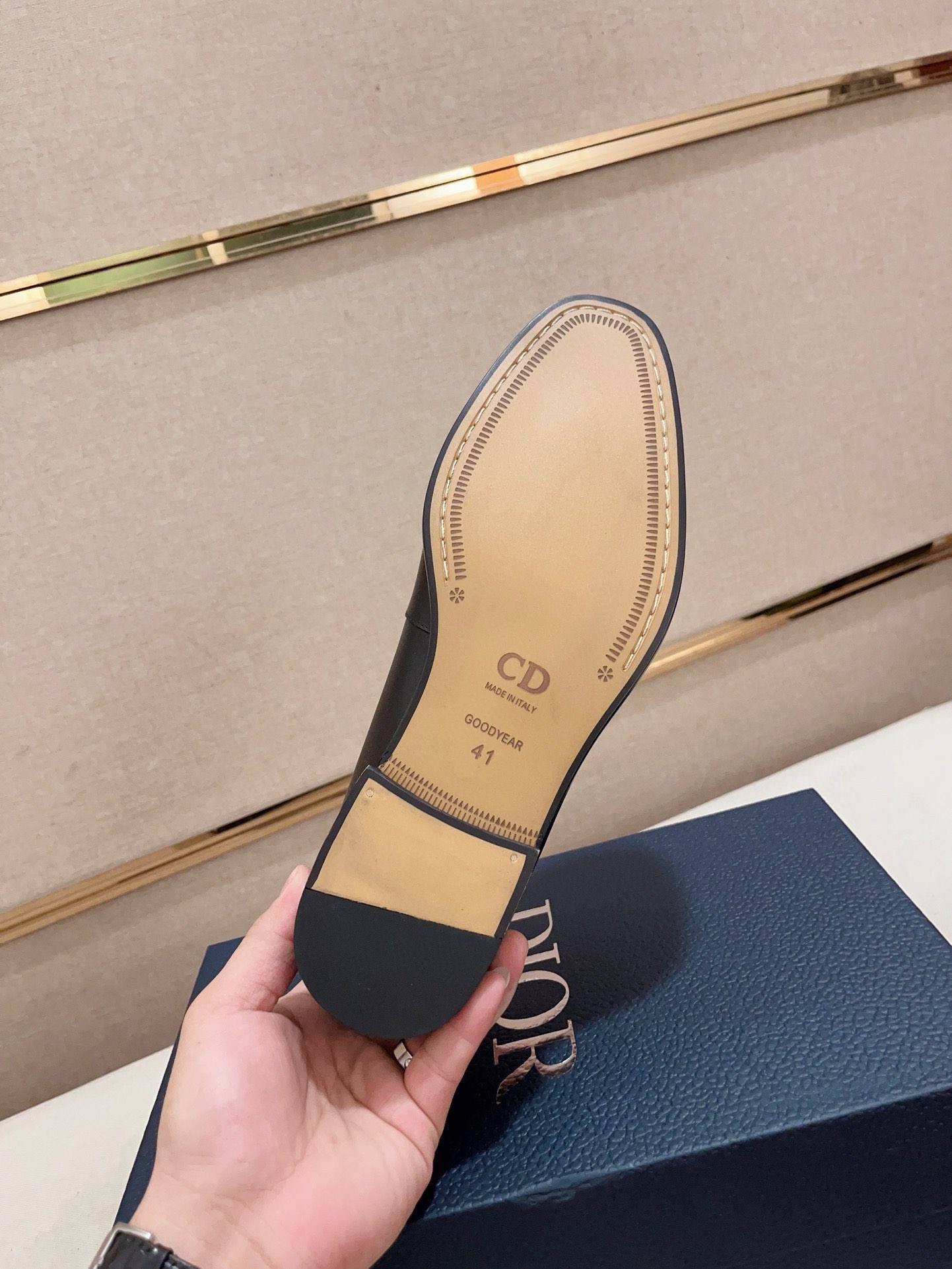 Dior Men's Black Leather Loafers, Sizes 38-44 EU 10 i1730777992 5167 6
