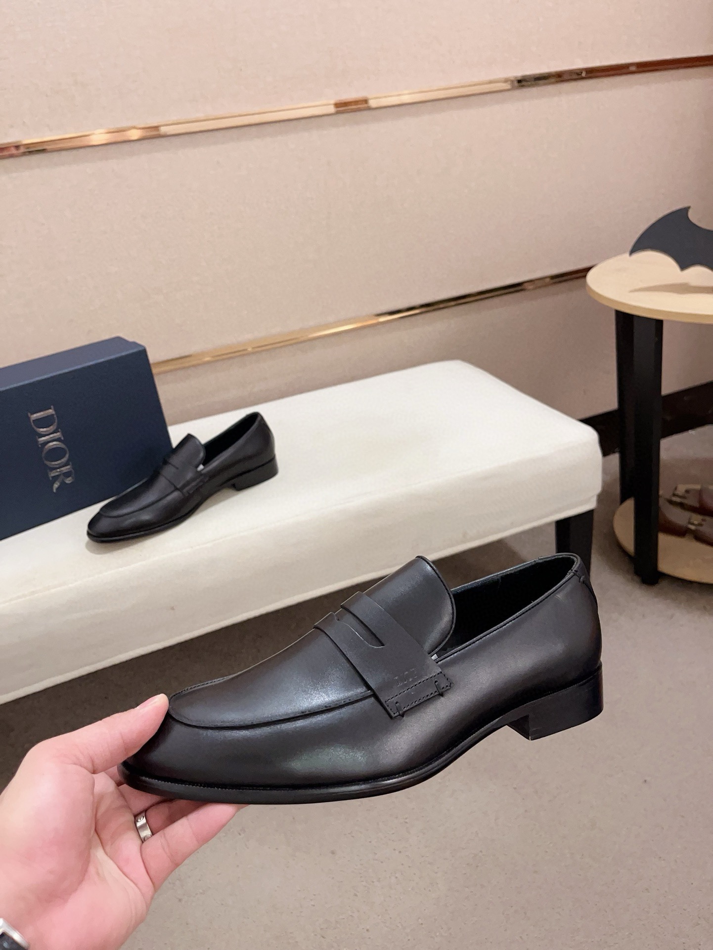 Dior Men's Black Leather Loafers, Sizes 38-44 EU 4 i1730777992 5571 3