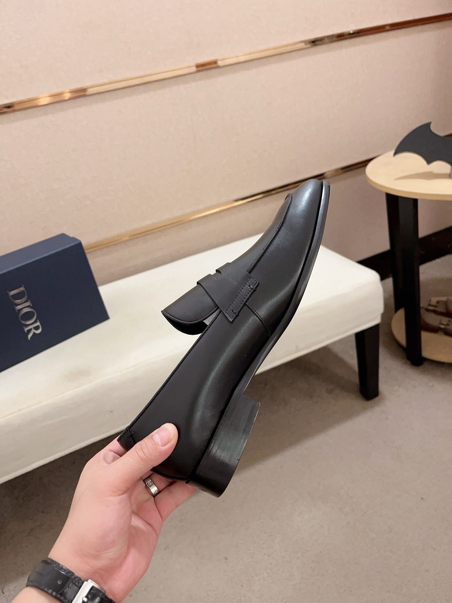 Dior Men's Black Leather Loafers, Sizes 38-44 EU 6 i1730777992 7174 5