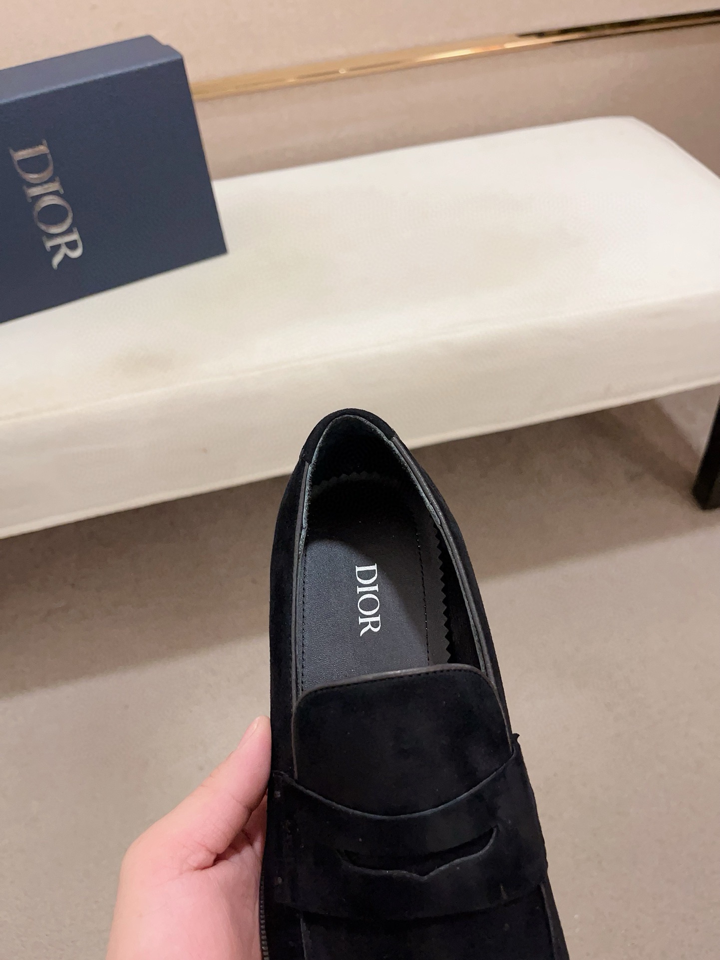 Dior Men's Black Suede Loafers, Sizes 38-44, High-End Version 7 i1730778018 324 2