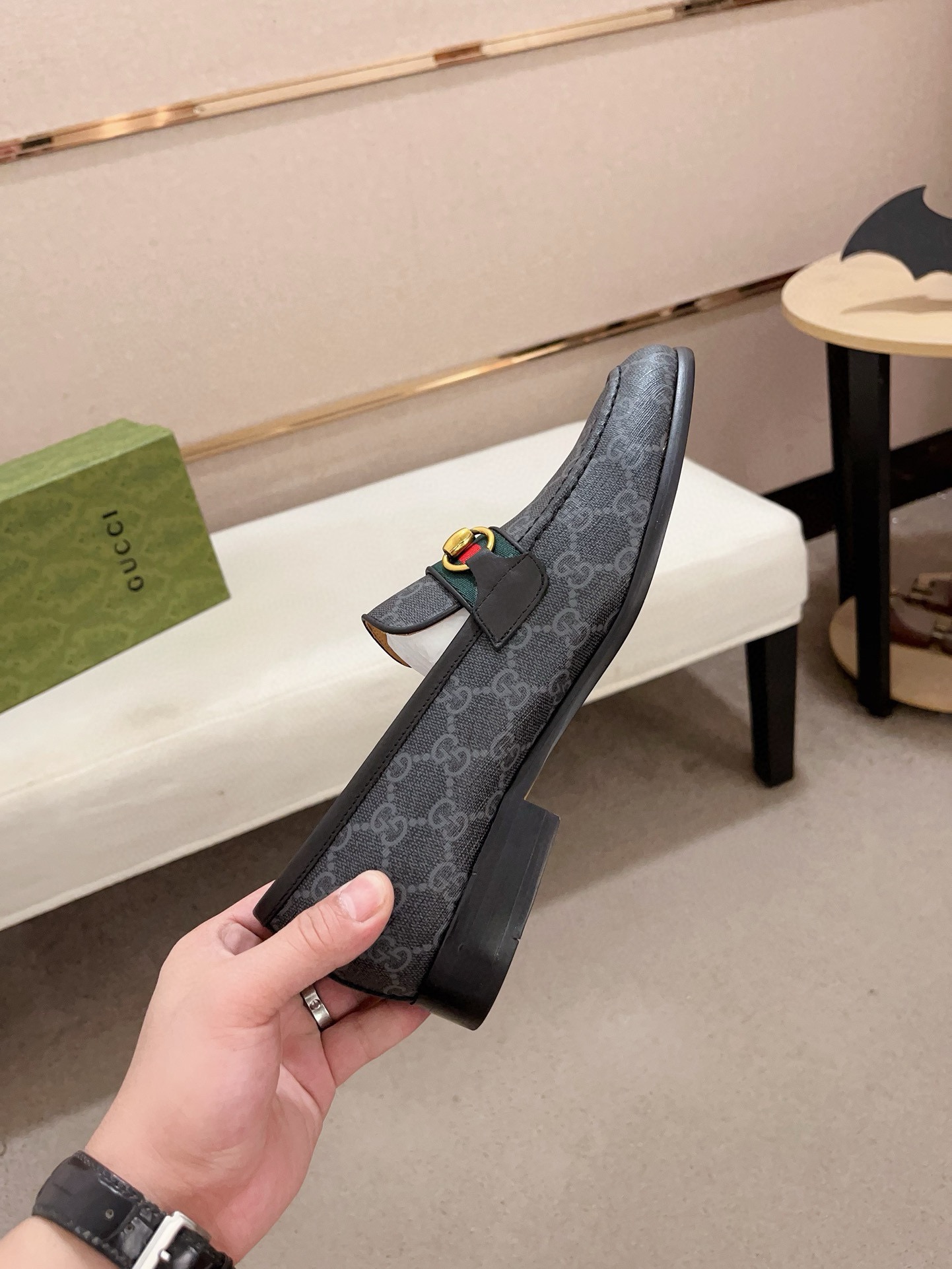 Gucci Men's GG Supreme Loafer - Casual Dress Shoe - Size 38-44 6 i1730778315 6812 0