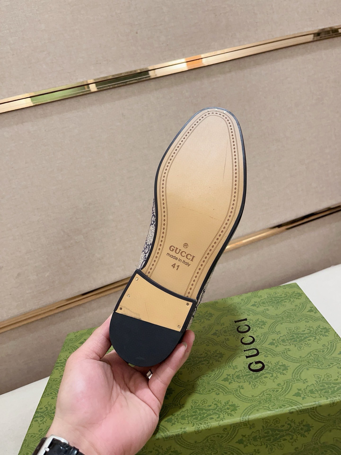 Gucci Men's Loafer Shoes With Iconic GG Pattern and Horsebit Detail 10 i1730778363 7951 8