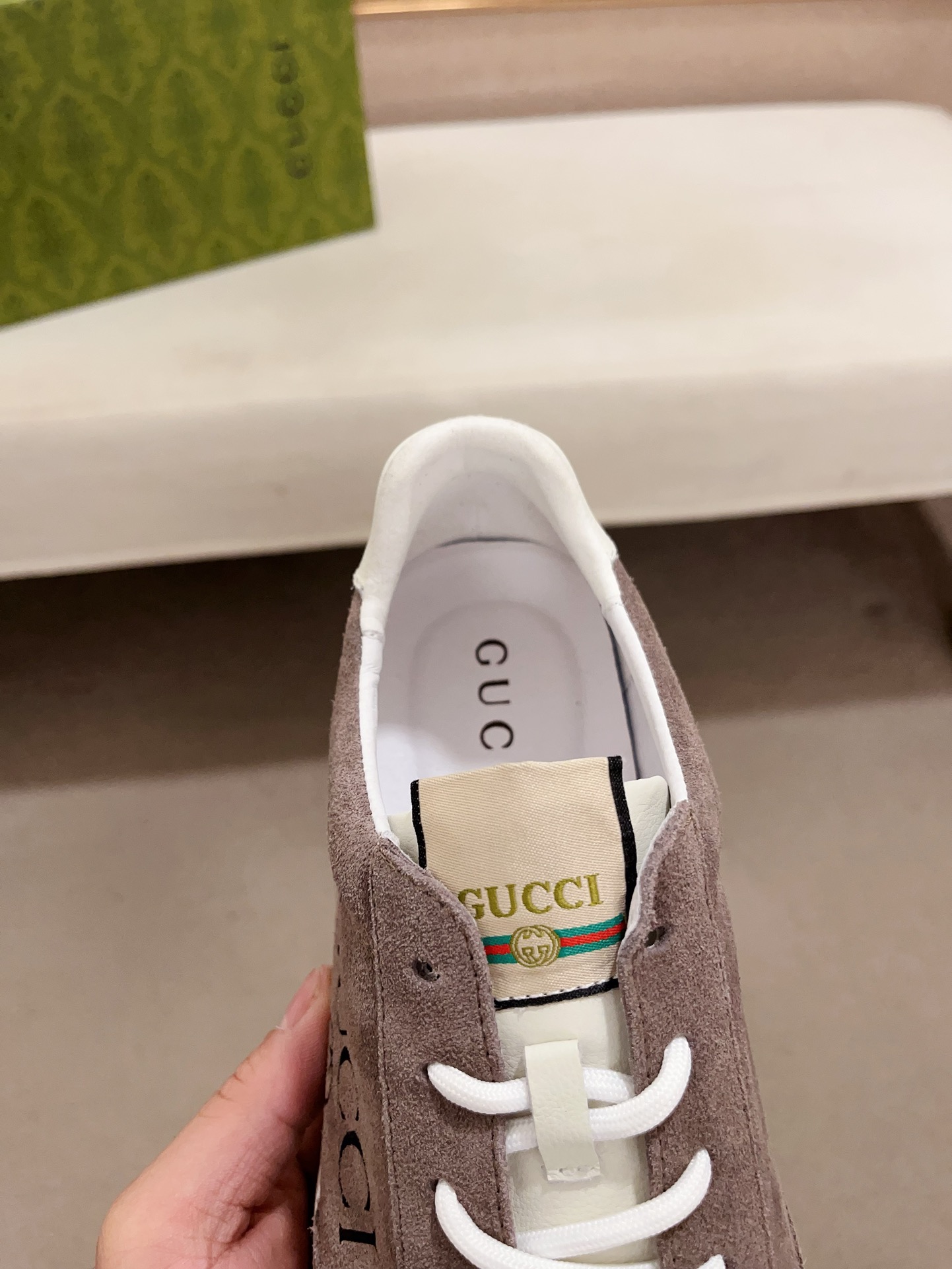 Gucci Men's Suede Leather Sneakers - Comfortable, Stylish, and Versatile 7 i1732159363 9275 5