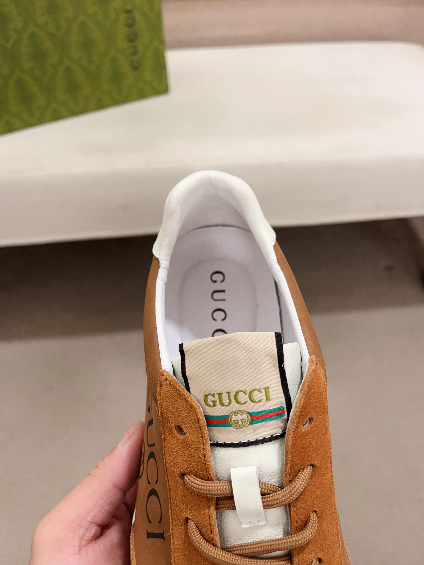 Gucci Men's Leather Sneakers - Comfortable & Stylish Walking Shoes, Sizes 38-44 7 i1732159418 7053 0