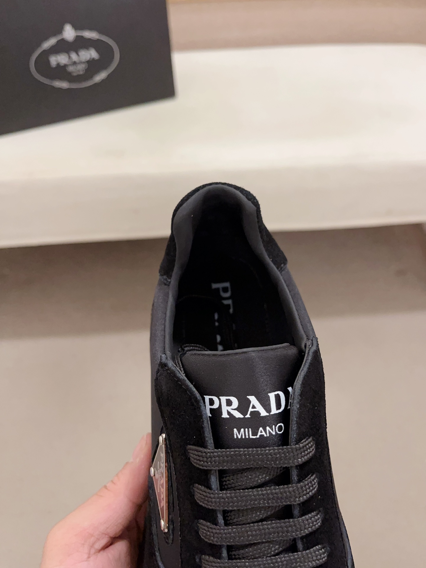 Prada Men's Leather & Fabric Sneakers - Comfortable, Stylish, and High-Quality 7 i1733290549 8622 5