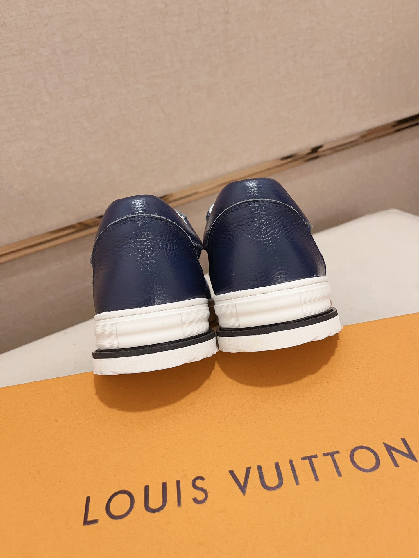 Louis Vuitton Men's Blue Leather Monogram Sneakers, Sizes 38-44 9 i1733833621 7894 7
