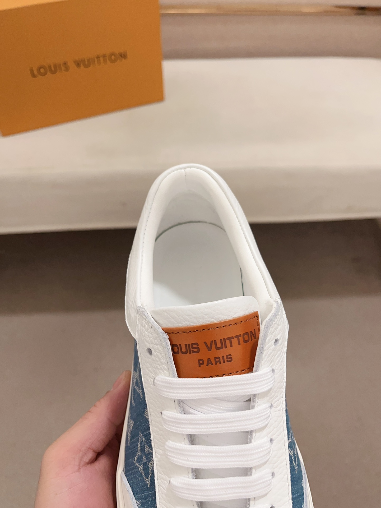 Louis Vuitton Men's Denim Monogram Sneakers - Stylish & Comfortable 7 i1733833642 278 4