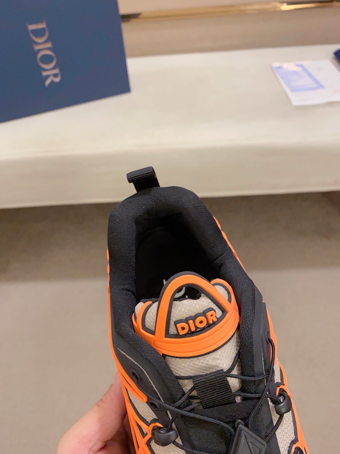 Dior B31 Orange Mesh Sneakers Chunky Sole Lace-Up, Sizes 39-45 - Fashionable! 8 i1734601331 2044 5