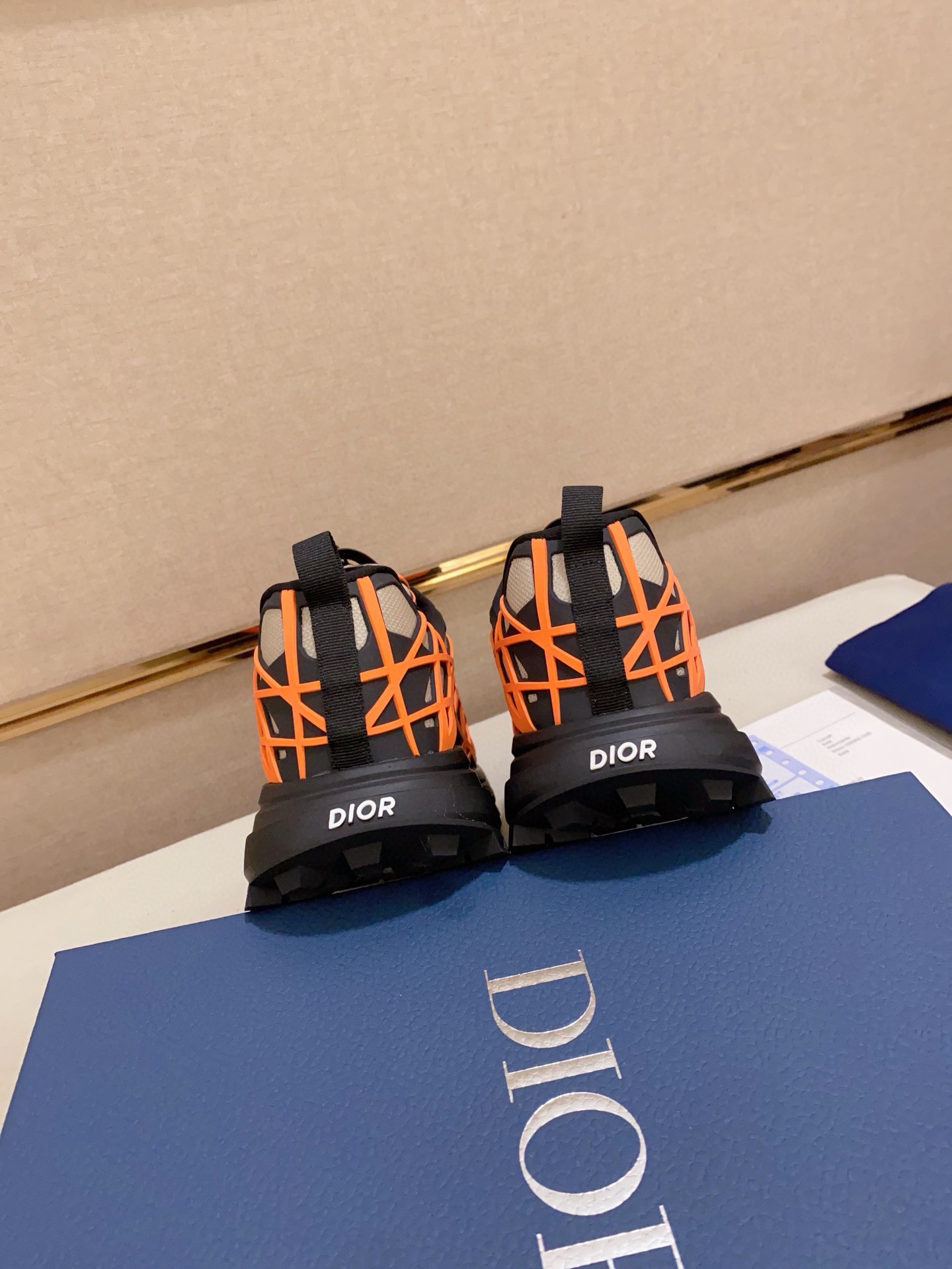 Dior B31 Orange Mesh Sneakers Chunky Sole Lace-Up, Sizes 39-45 - Fashionable! 9 i1734601331 3613 3
